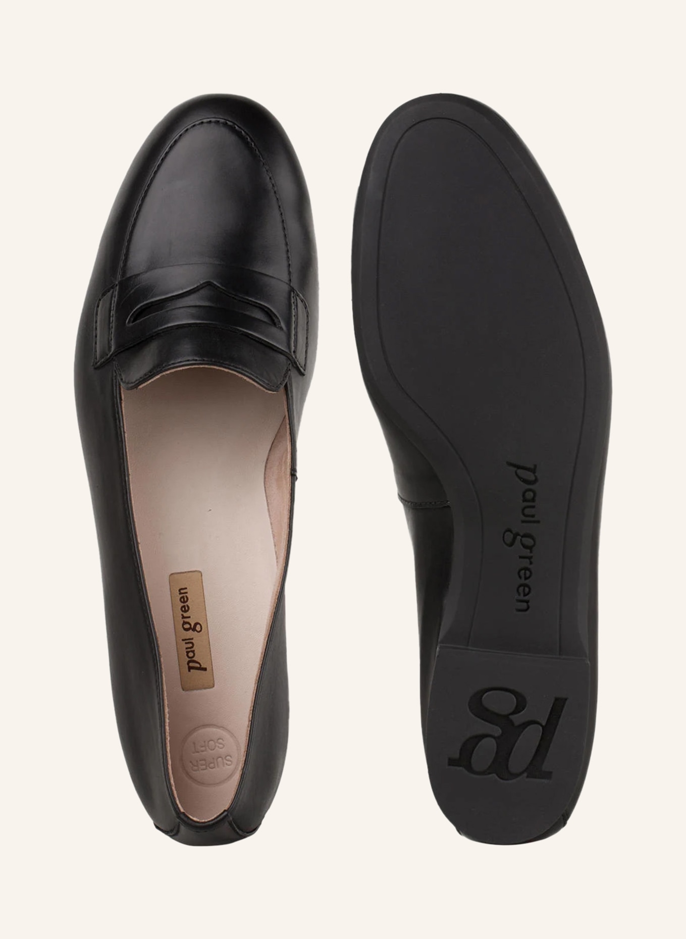 paul green Penny loafers, Color: BLACK (Image 5)