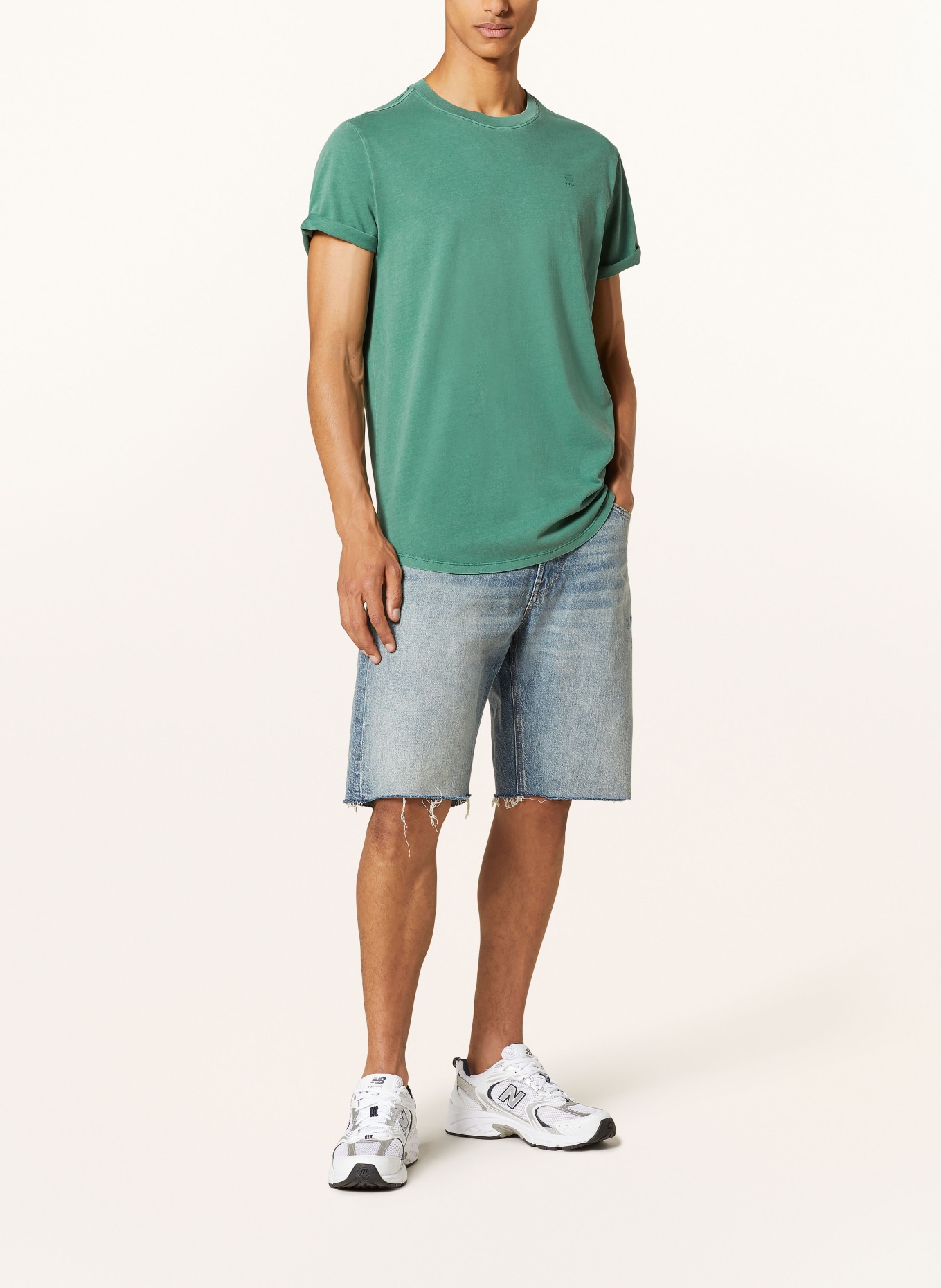 G-Star RAW T-shirt LASH, Color: GREEN (Image 2)