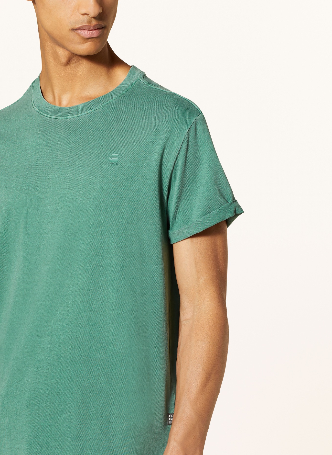 G-Star RAW T-shirt LASH, Color: GREEN (Image 4)