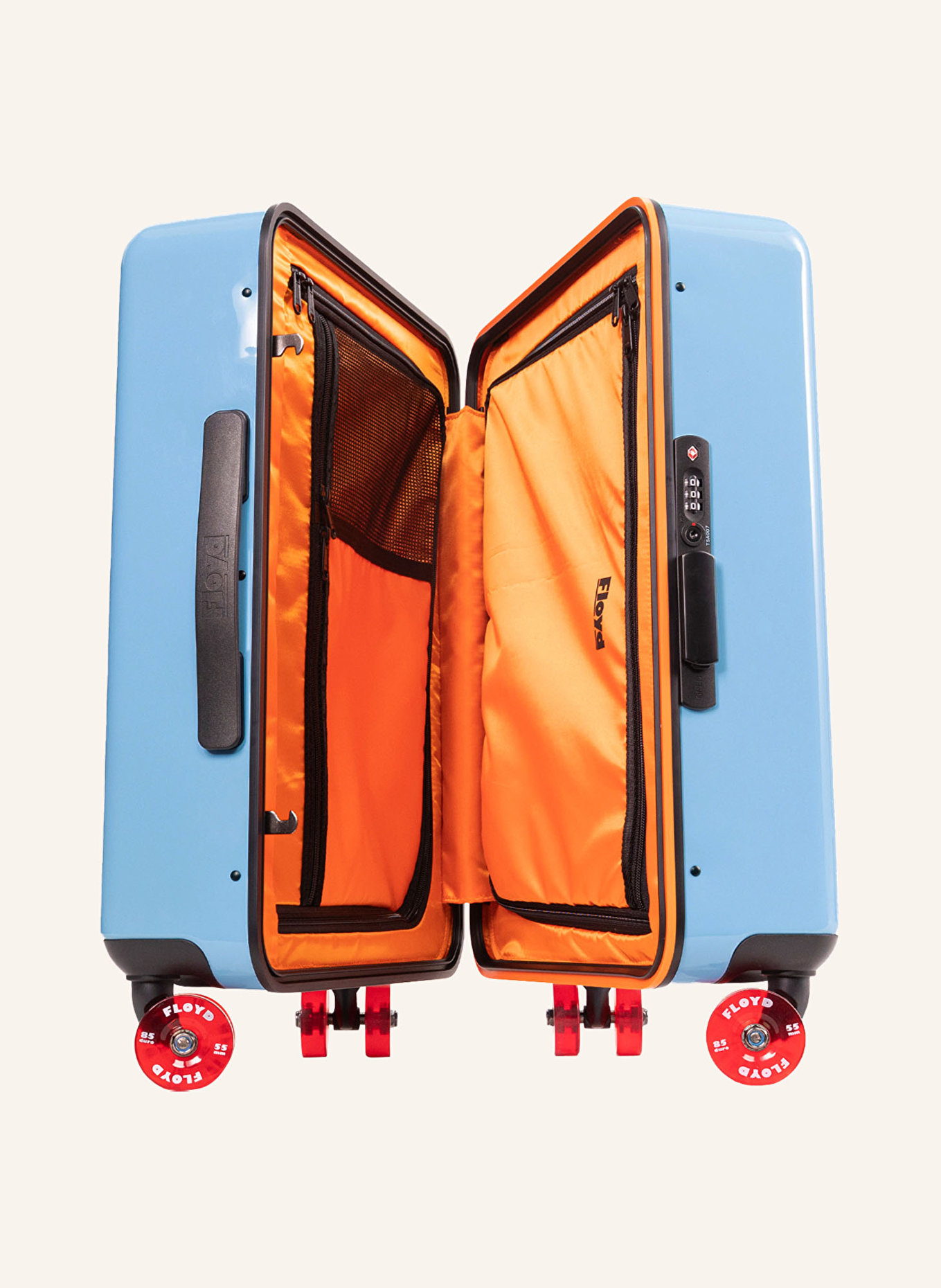 Floyd Cabin Trolley: HELLBLAU