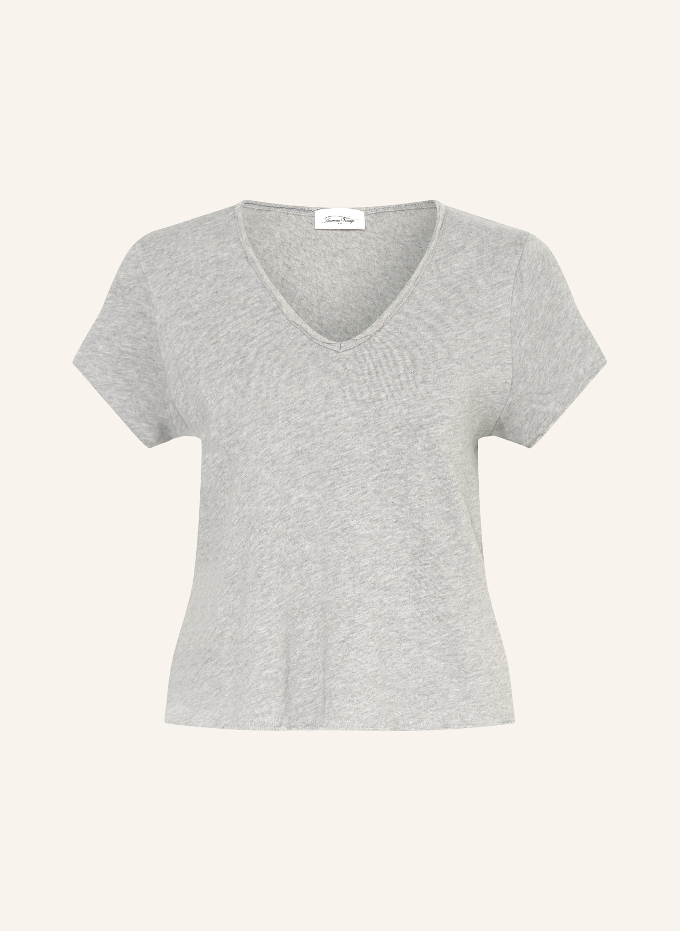 American Vintage T-shirt SONOMA, Color: GRIS CHINÉ HEATHER GREY (Image 1)