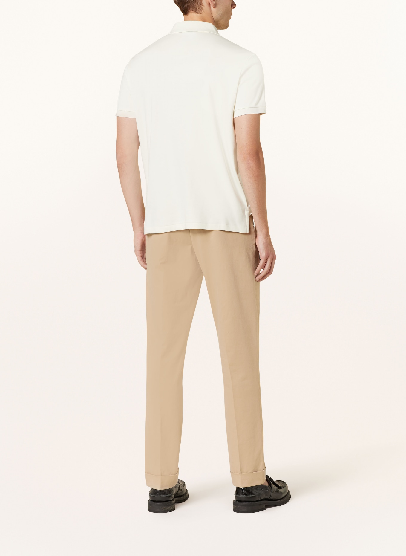 POLO RALPH LAUREN Jersey-Poloshirt Custom Slim Fit, Farbe: ECRU (Bild 3)