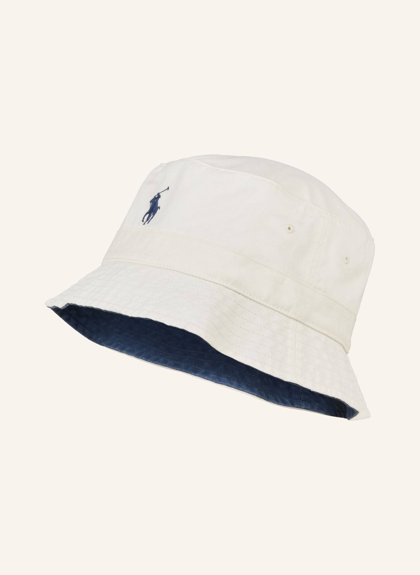 POLO RALPH LAUREN Klobouk Bucket Hat, Barva: KRÉMOVÁ (Obrázek 1)
