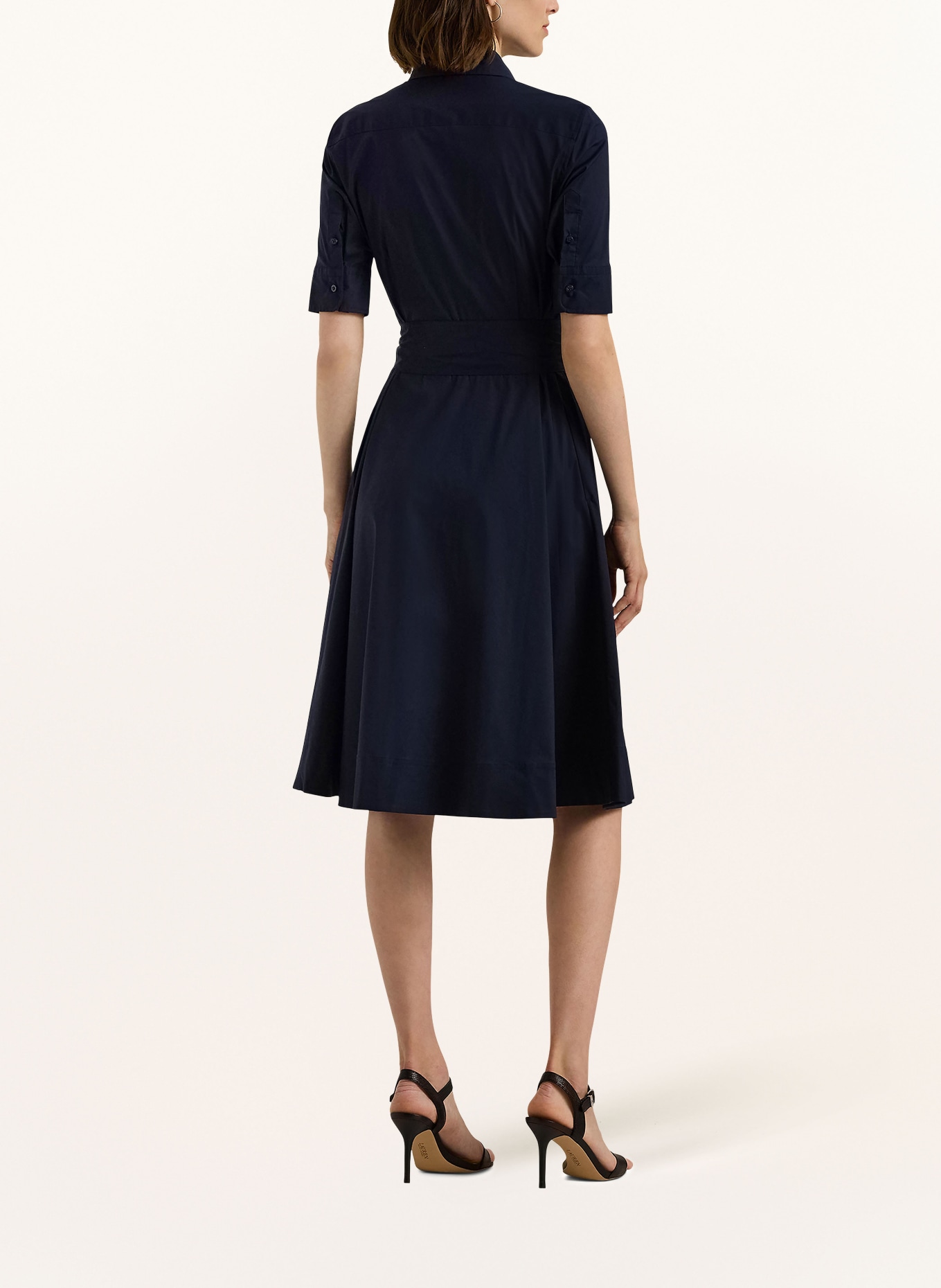 LAUREN RALPH LAUREN Hemdblusenkleid: DUNKELBLAU