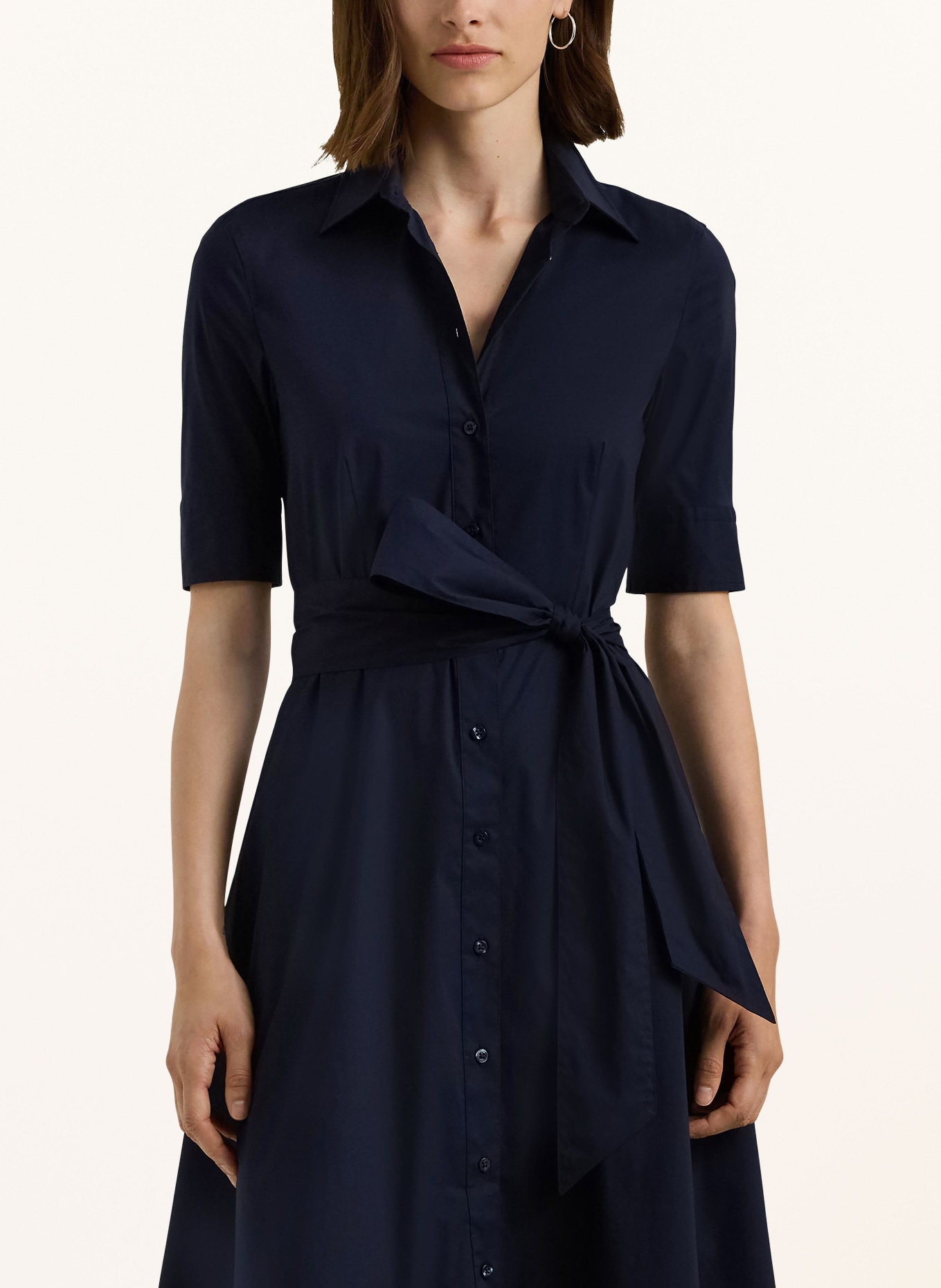 LAUREN RALPH LAUREN Hemdblusenkleid: DUNKELBLAU