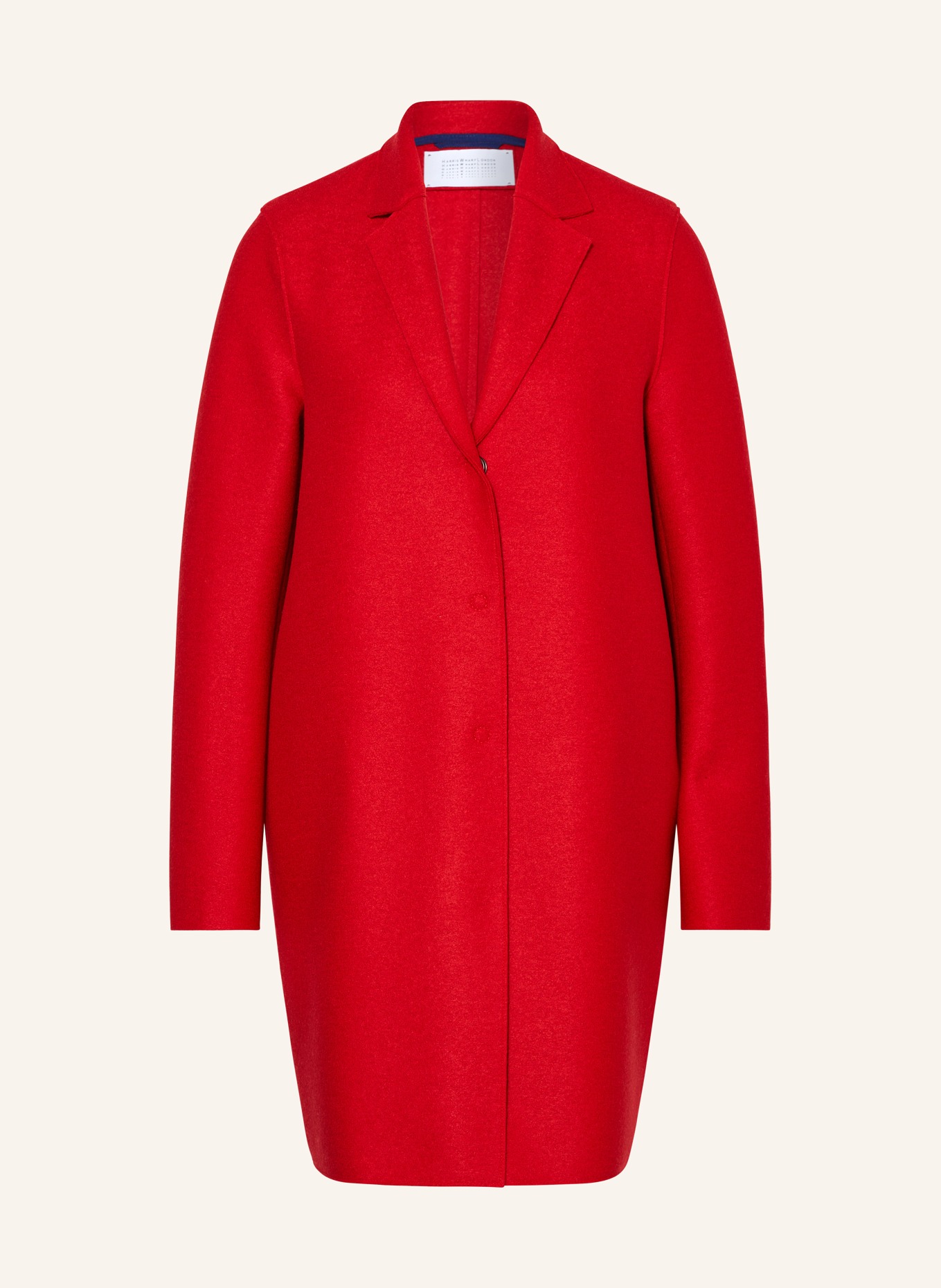 HARRIS WHARF LONDON Wool coat, Color: RED (Image 1)