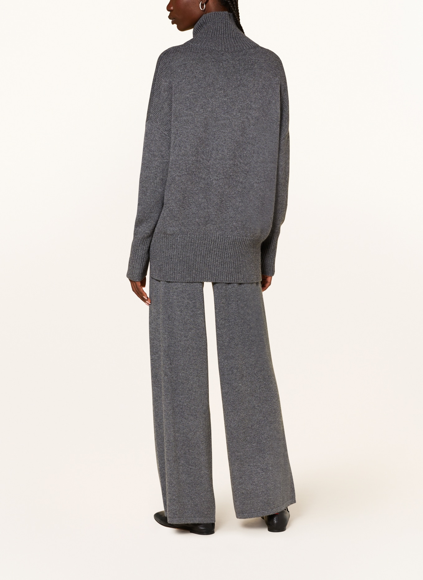 LISA YANG Cashmere sweater HEIDI , Color: GRAY (Image 3)