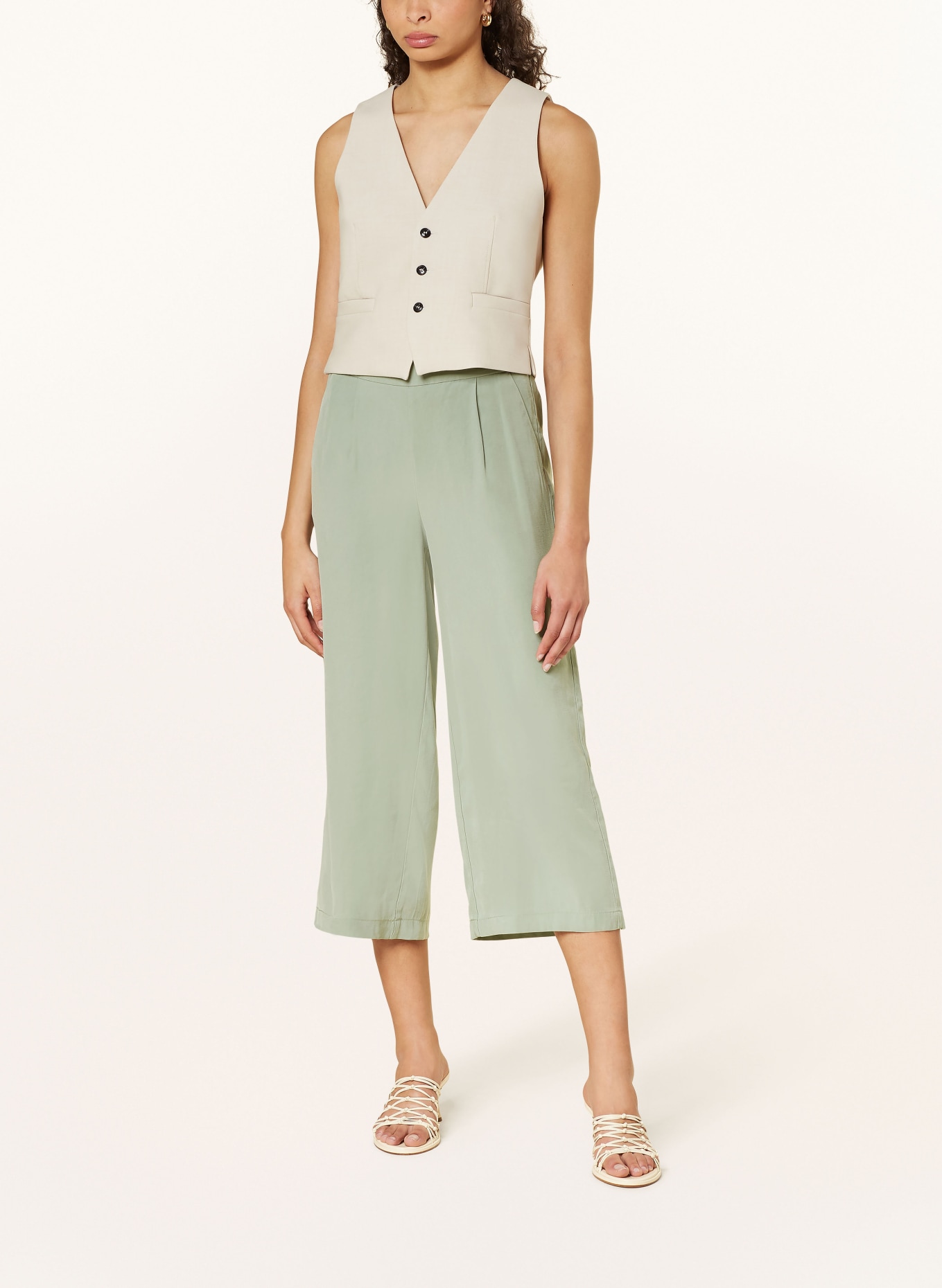 ONLY Culottes, Color: LIGHT GREEN (Image 2)