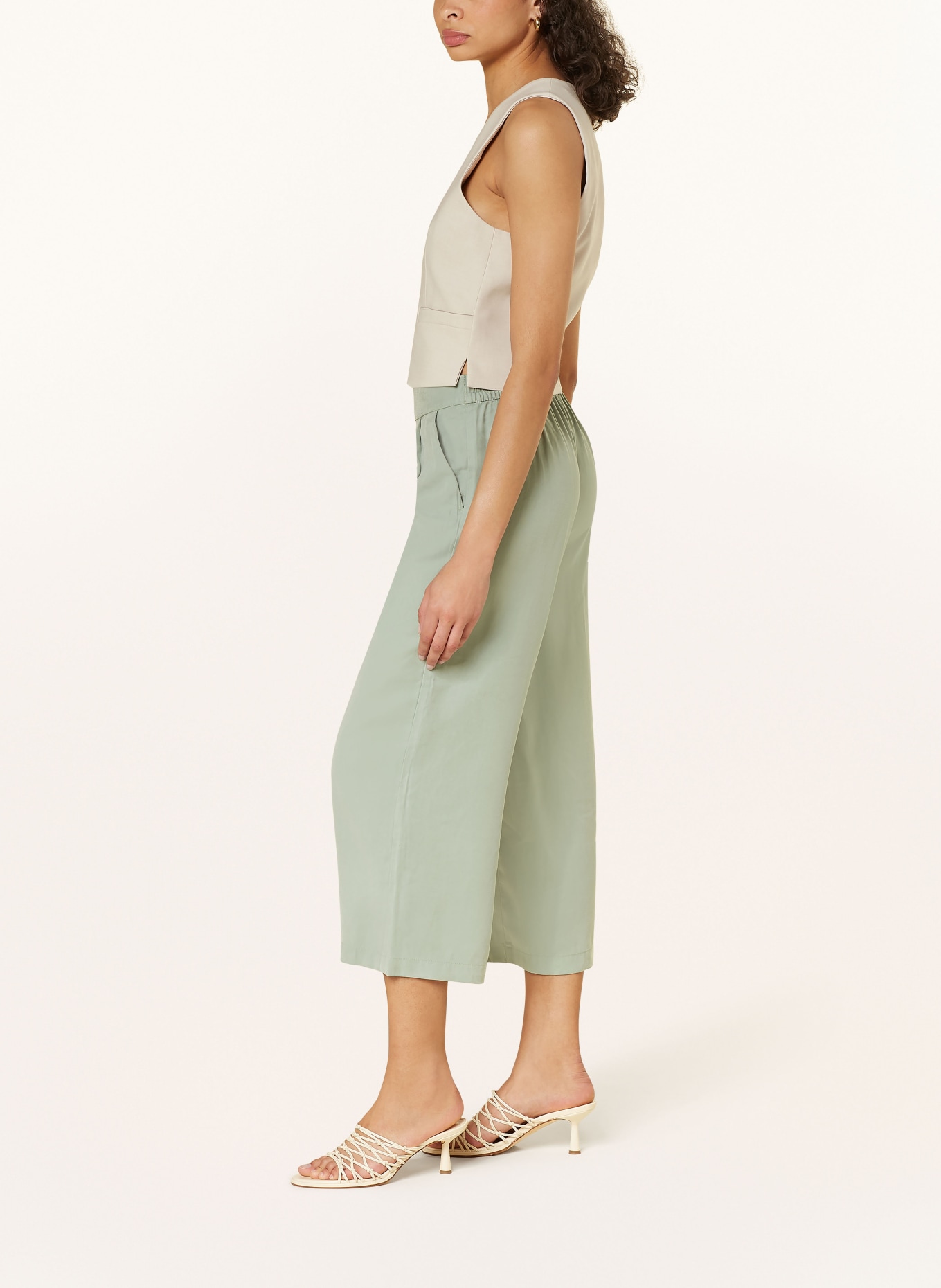 ONLY Culottes, Color: LIGHT GREEN (Image 4)