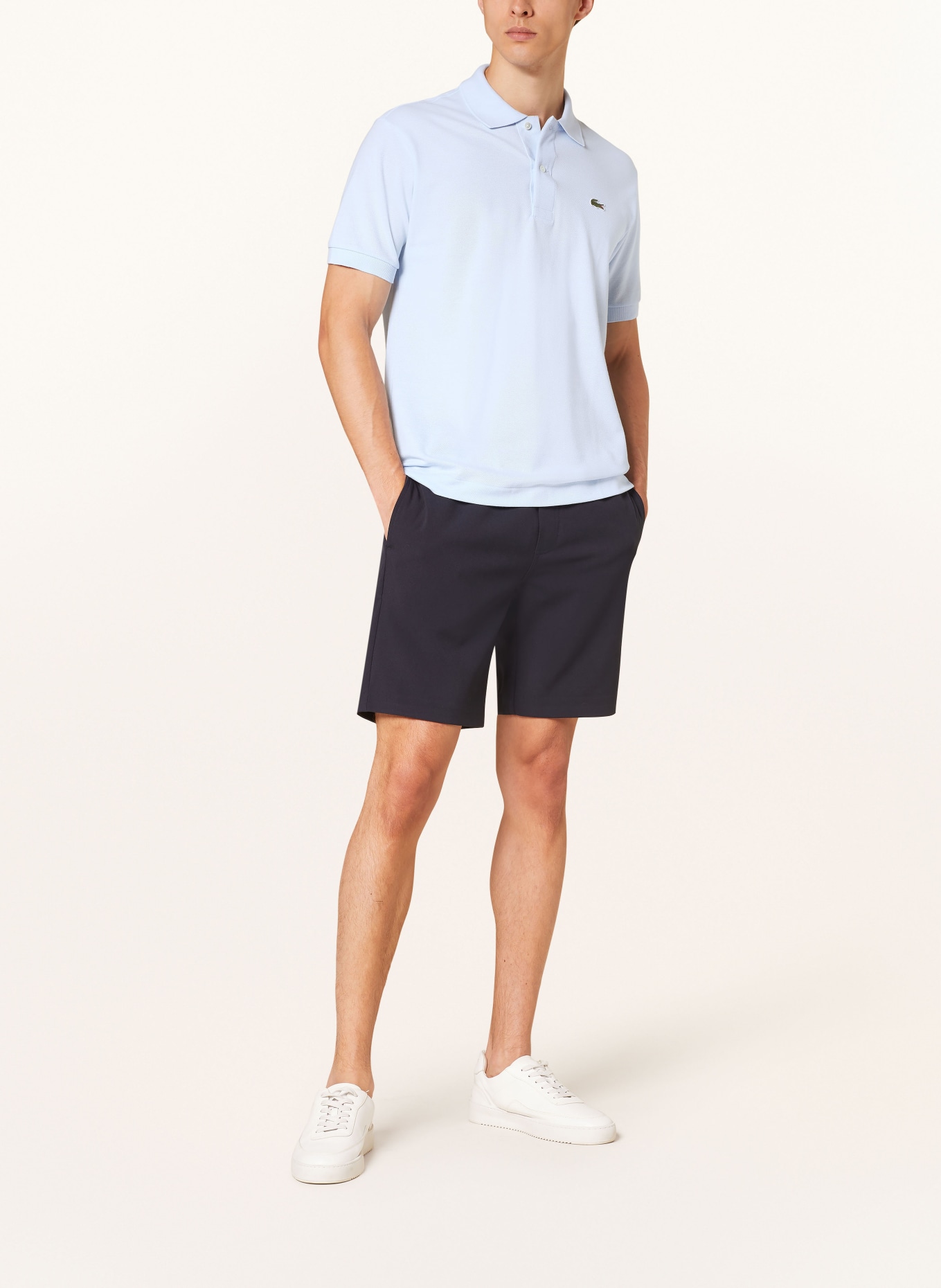 LACOSTE Piqué-Poloshirt Classic Fit, Farbe: HELLBLAU (Bild 2)