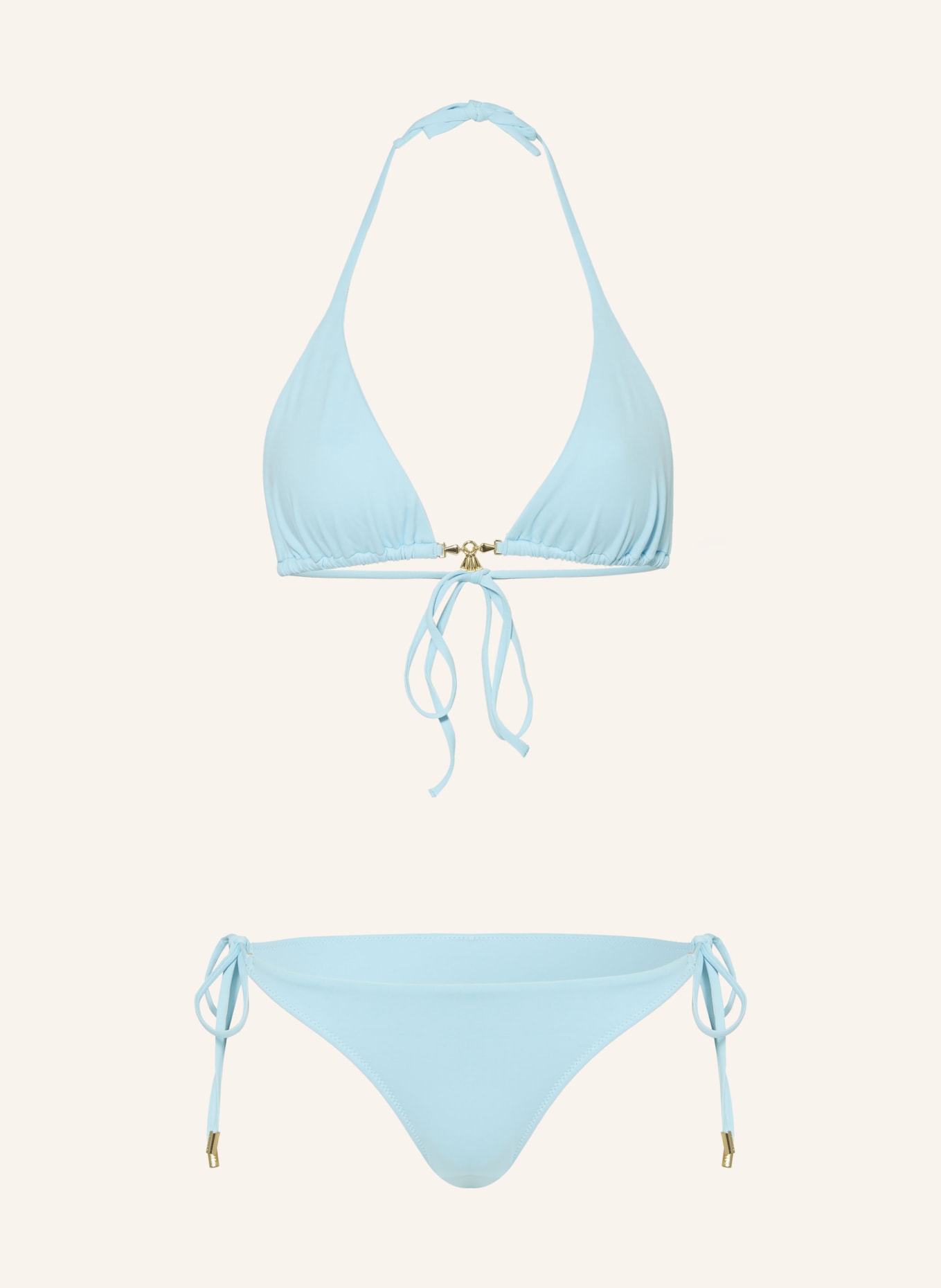 MELISSA ODABASH Triangel-Bikini SKY DUBAI, Farbe: HELLBLAU (Bild 1)