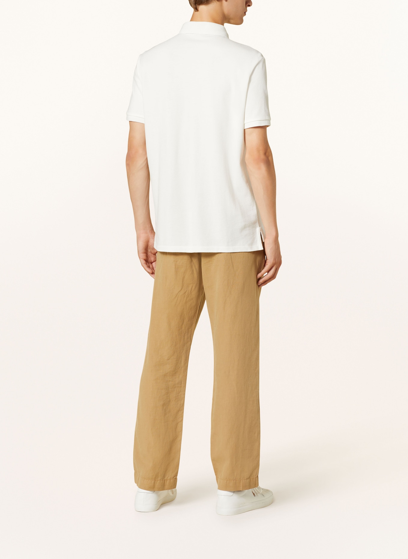 POLO RALPH LAUREN Piqué-Poloshirt Custom Slim Fit , Farbe: WEISS (Bild 3)