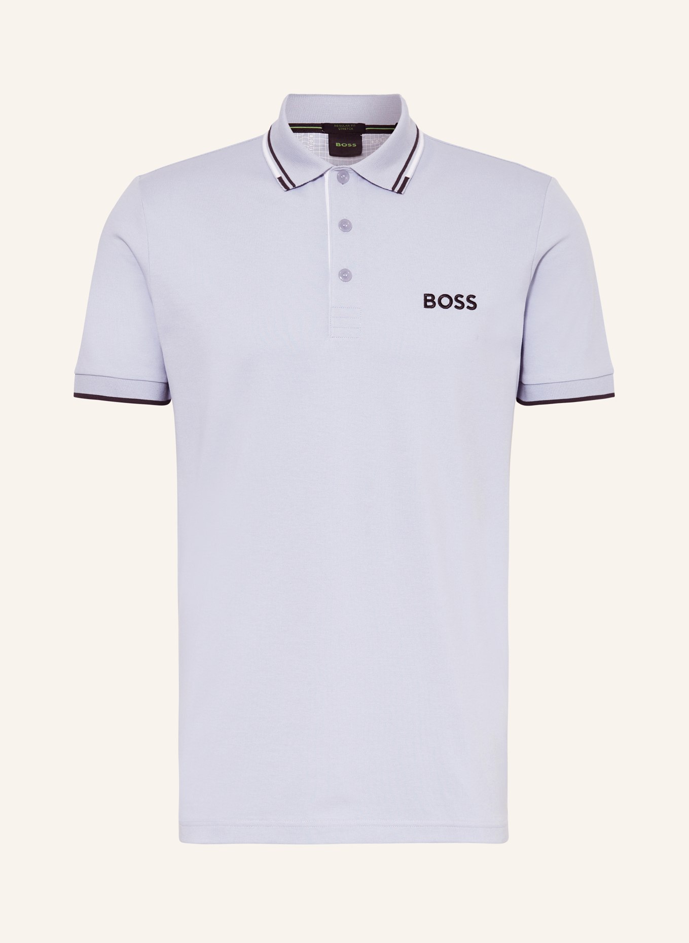 BOSS Functional polo short PADDY PRO, Color: LIGHT PURPLE (Image 1)