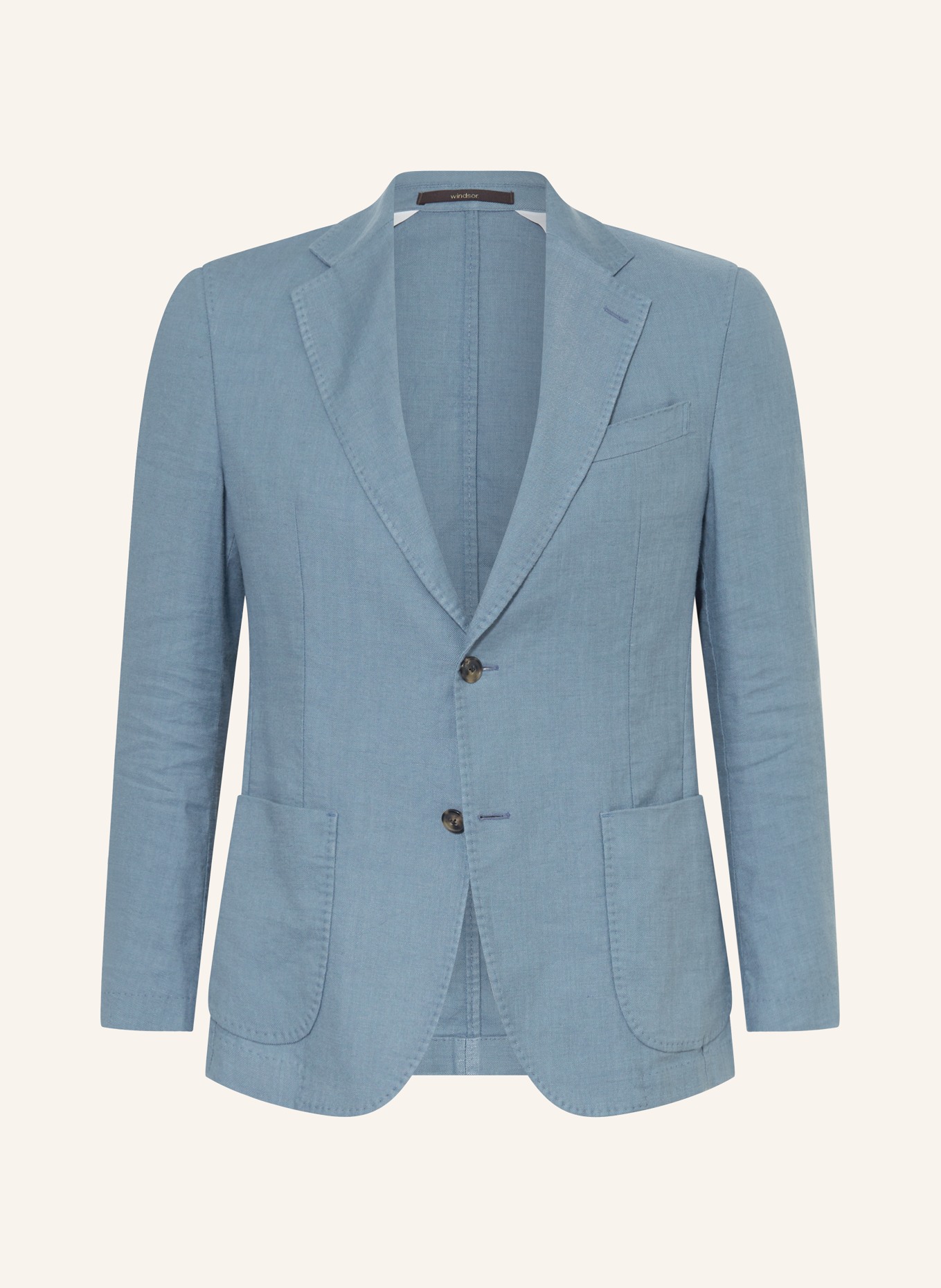 windsor. Anzugsakko GIRO Extra Slim Fit mit Leinen , Farbe: 440 TurquoiseAqua              440 (Bild 1)