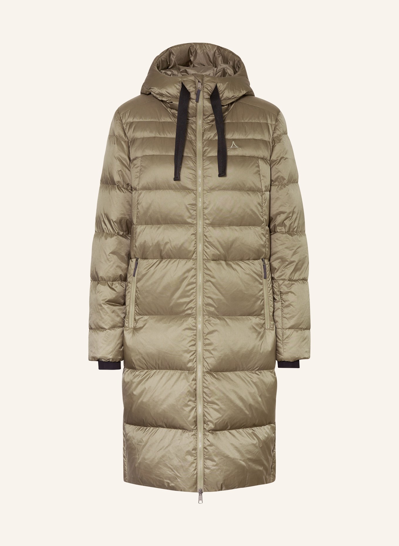 Khaki down coat womens discount