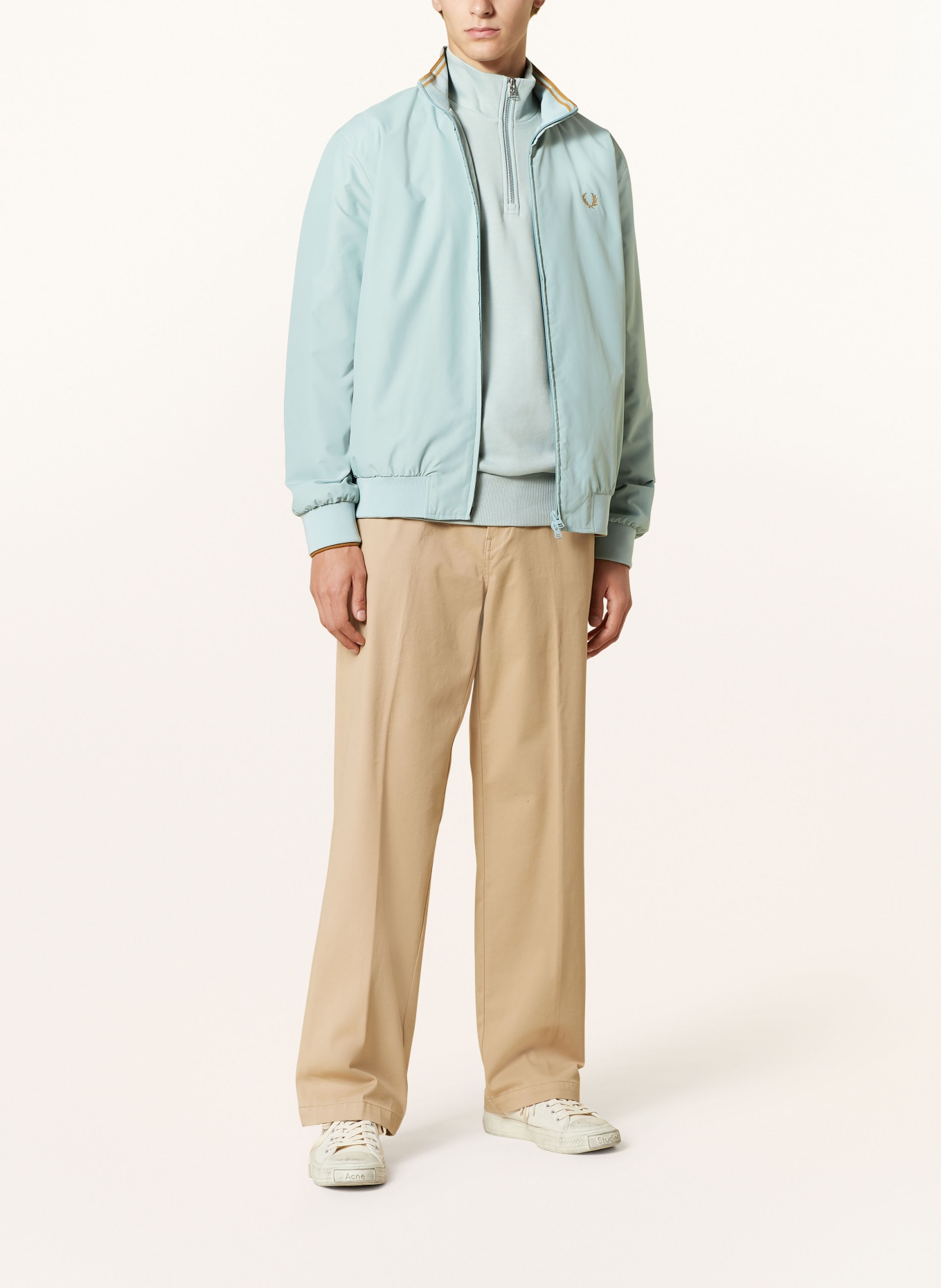 FRED PERRY Jacket BRENTHAM, Color: LIGHT BLUE (Image 2)