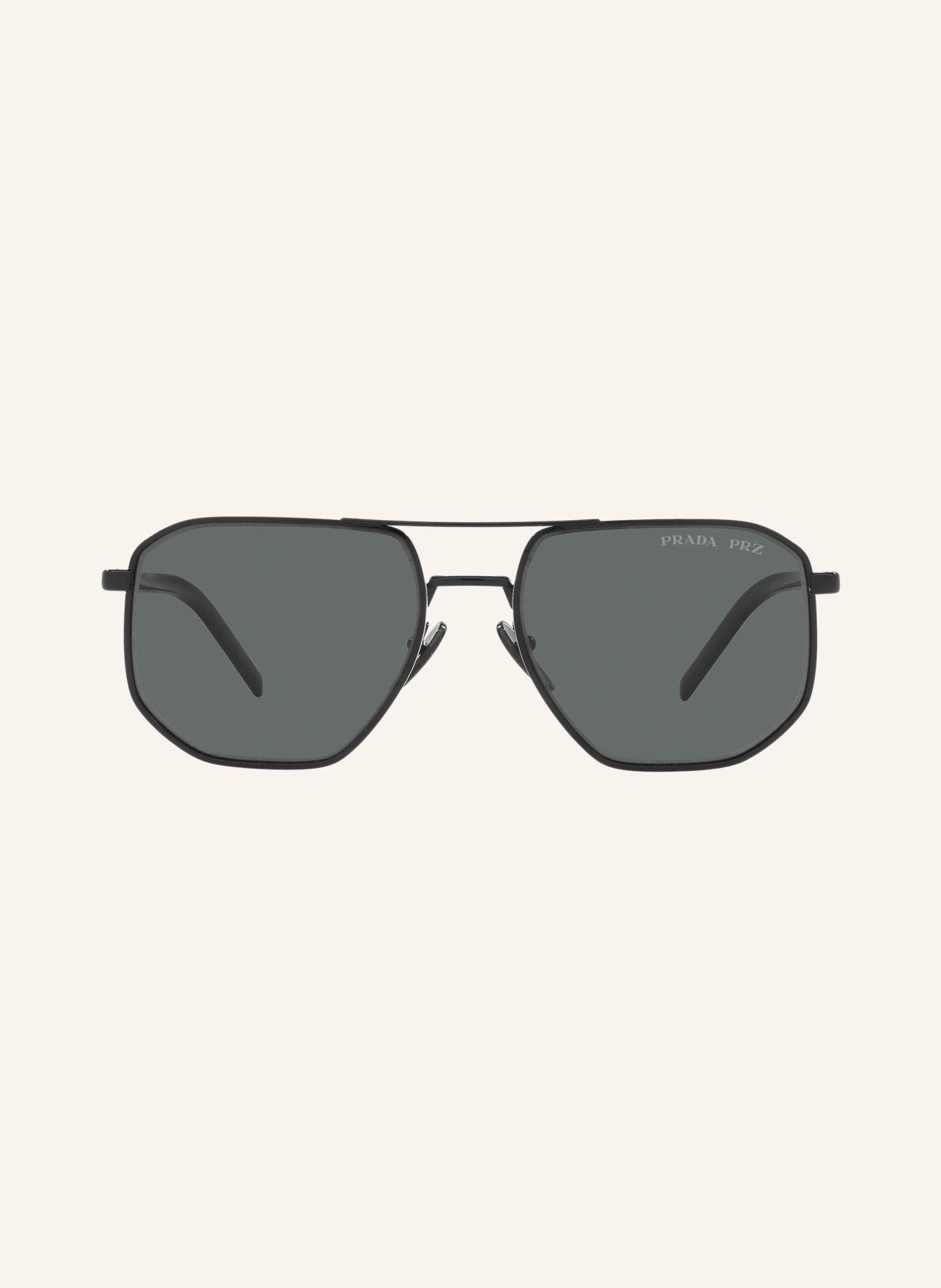 PRADA Sunglasses PR59YS, Color: 1AB5Z1 - BLACK/ DARK GRAY POLARIZED (Image 2)