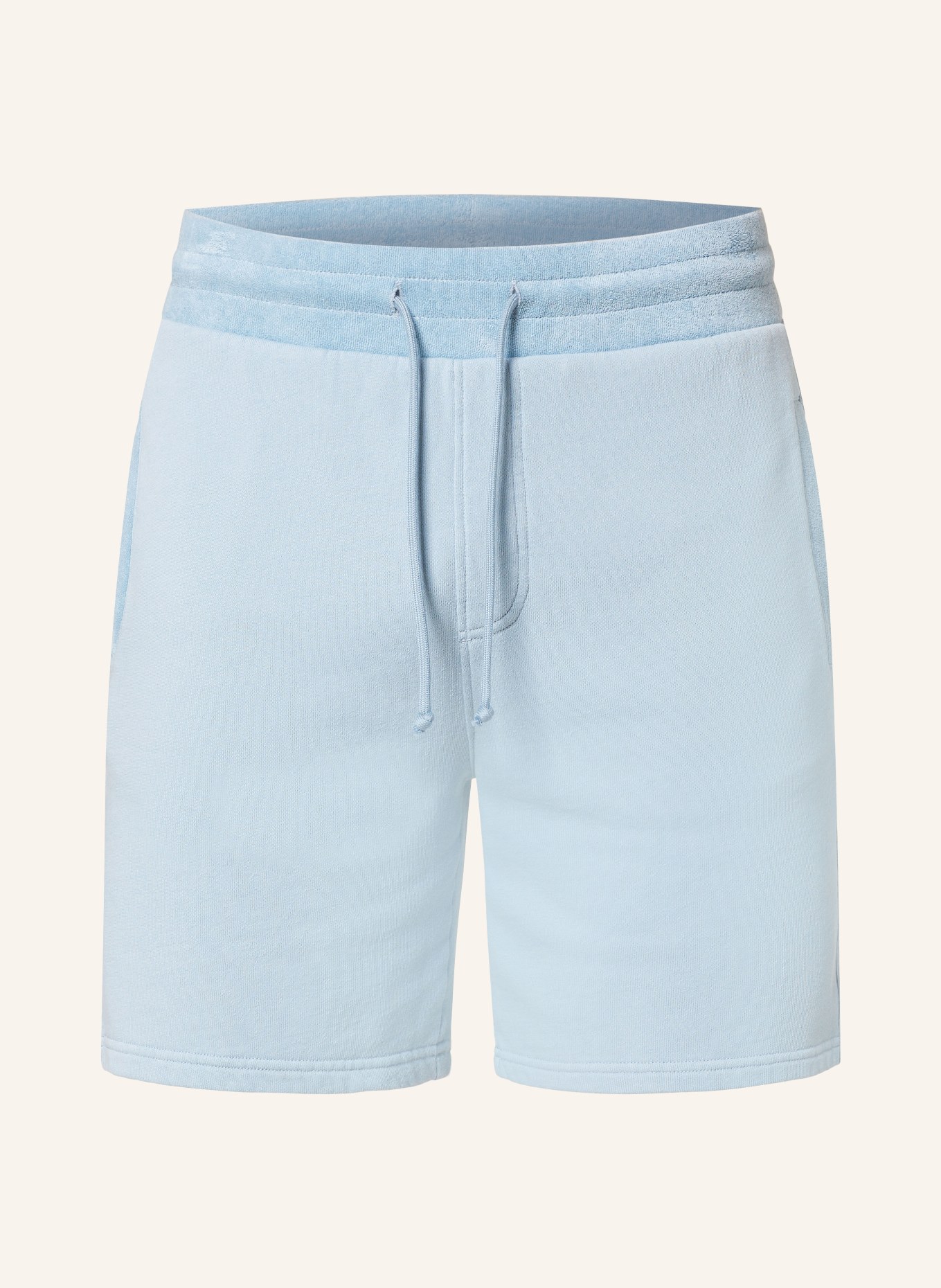 Juvia Terry shorts, Color: LIGHT BLUE (Image 1)