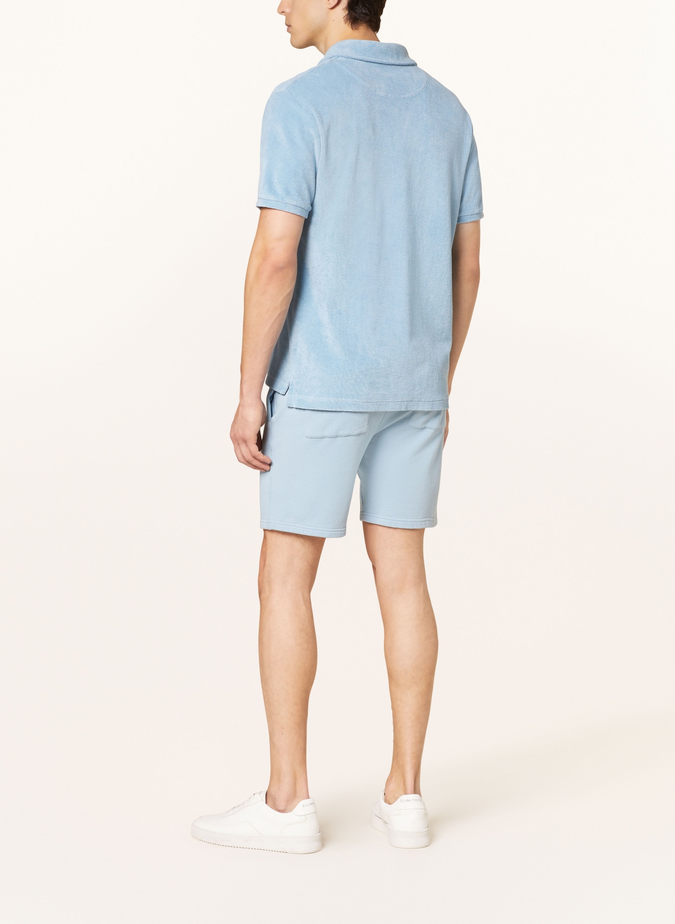 Juvia Terry shorts, Color: LIGHT BLUE (Image 3)