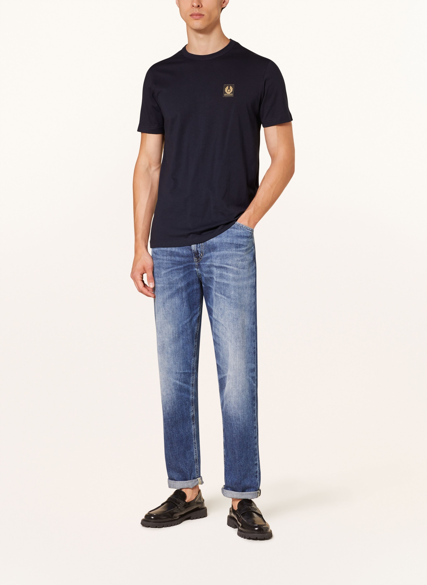 BELSTAFF T-Shirt: DUNKELBLAU