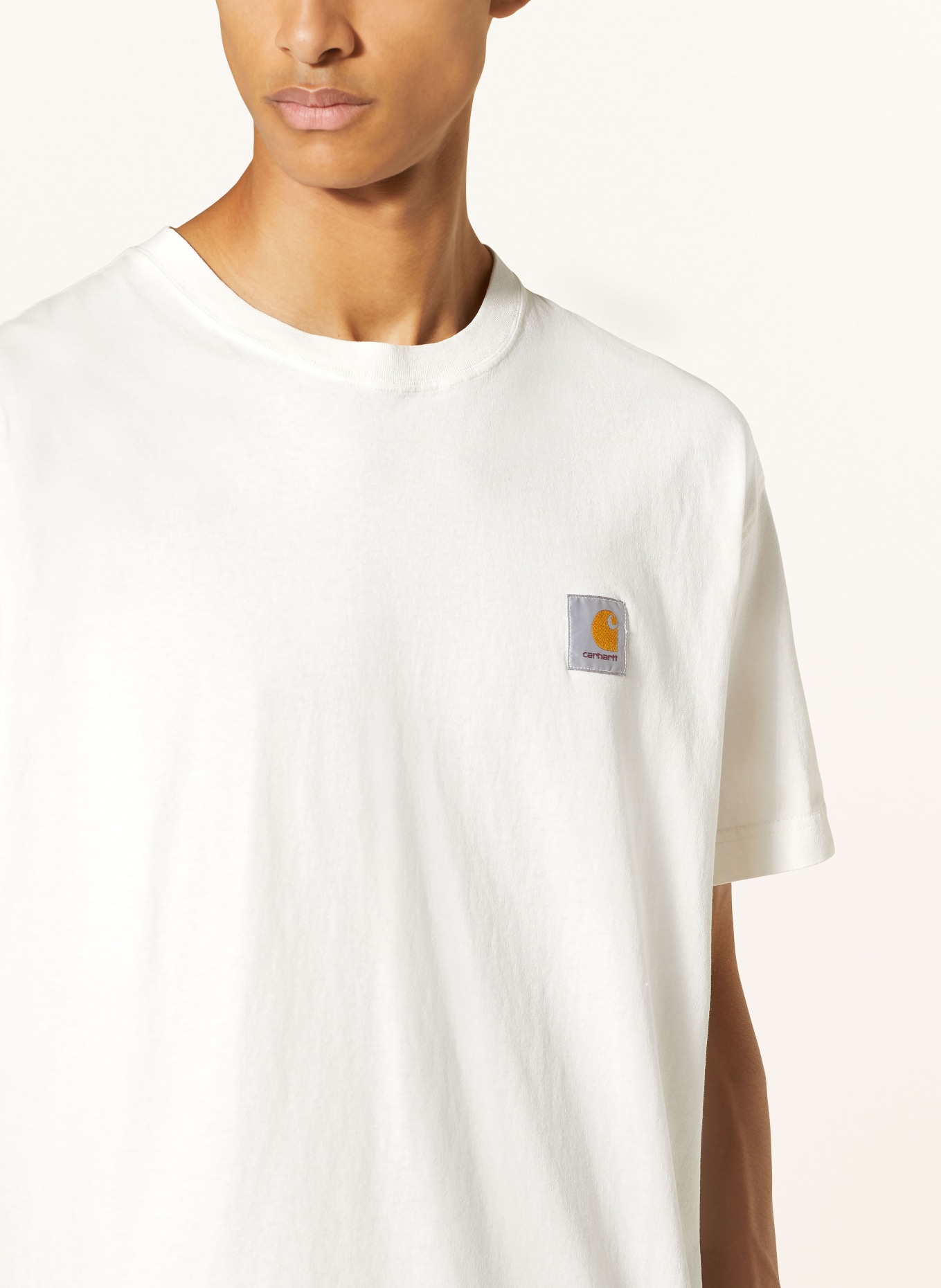 carhartt WIP T-shirt NELSON, Color: ECRU (Image 4)