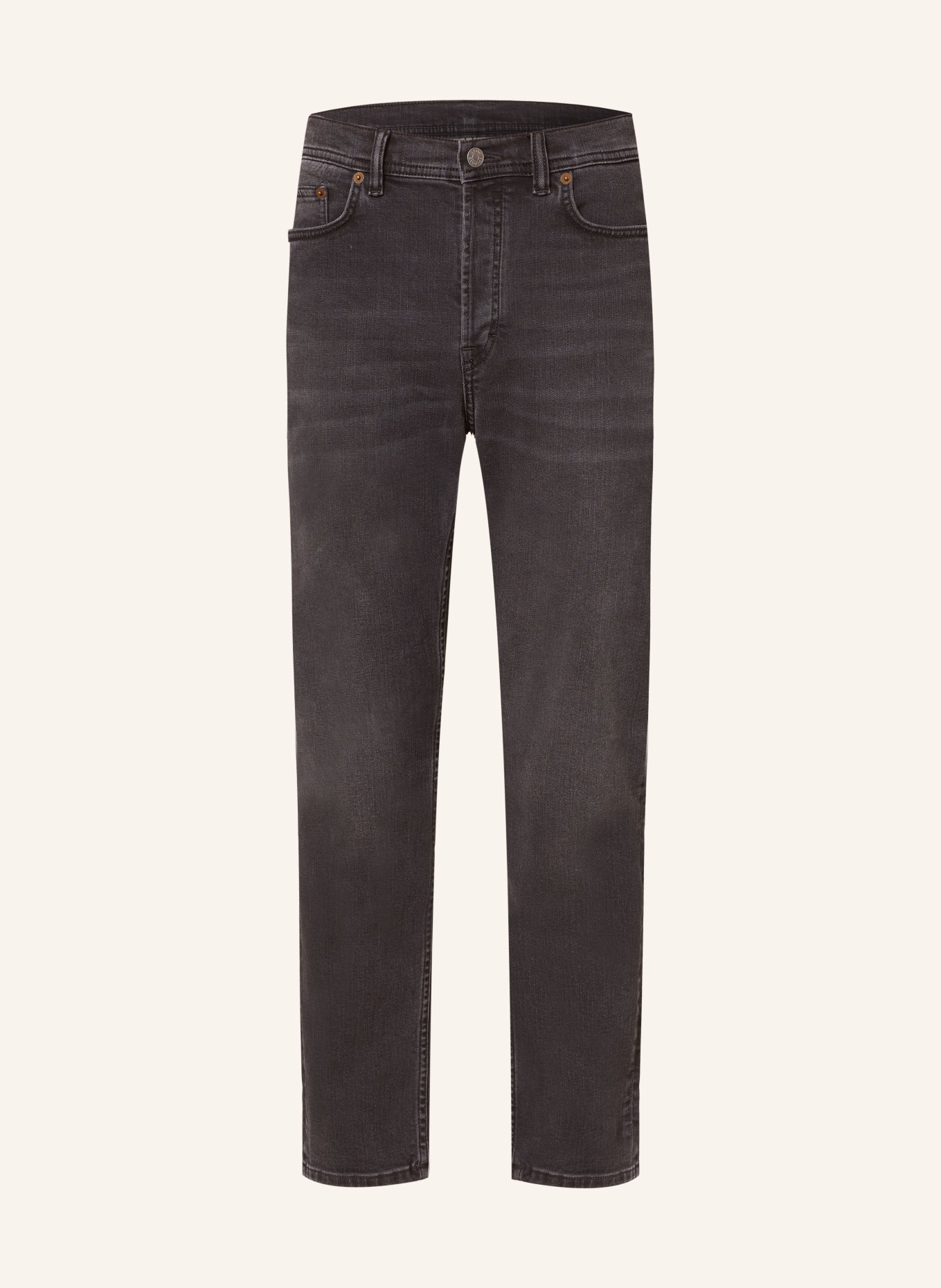 Acne Studios Jeans slim fit with cropped leg length , Color: BLACK (Image 1)
