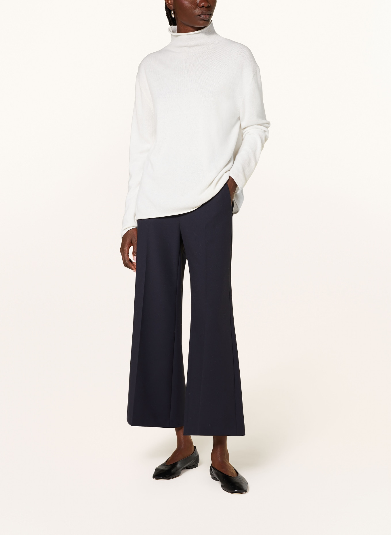 LISA YANG Cashmere sweater CLIO, Color: CREAM (Image 2)