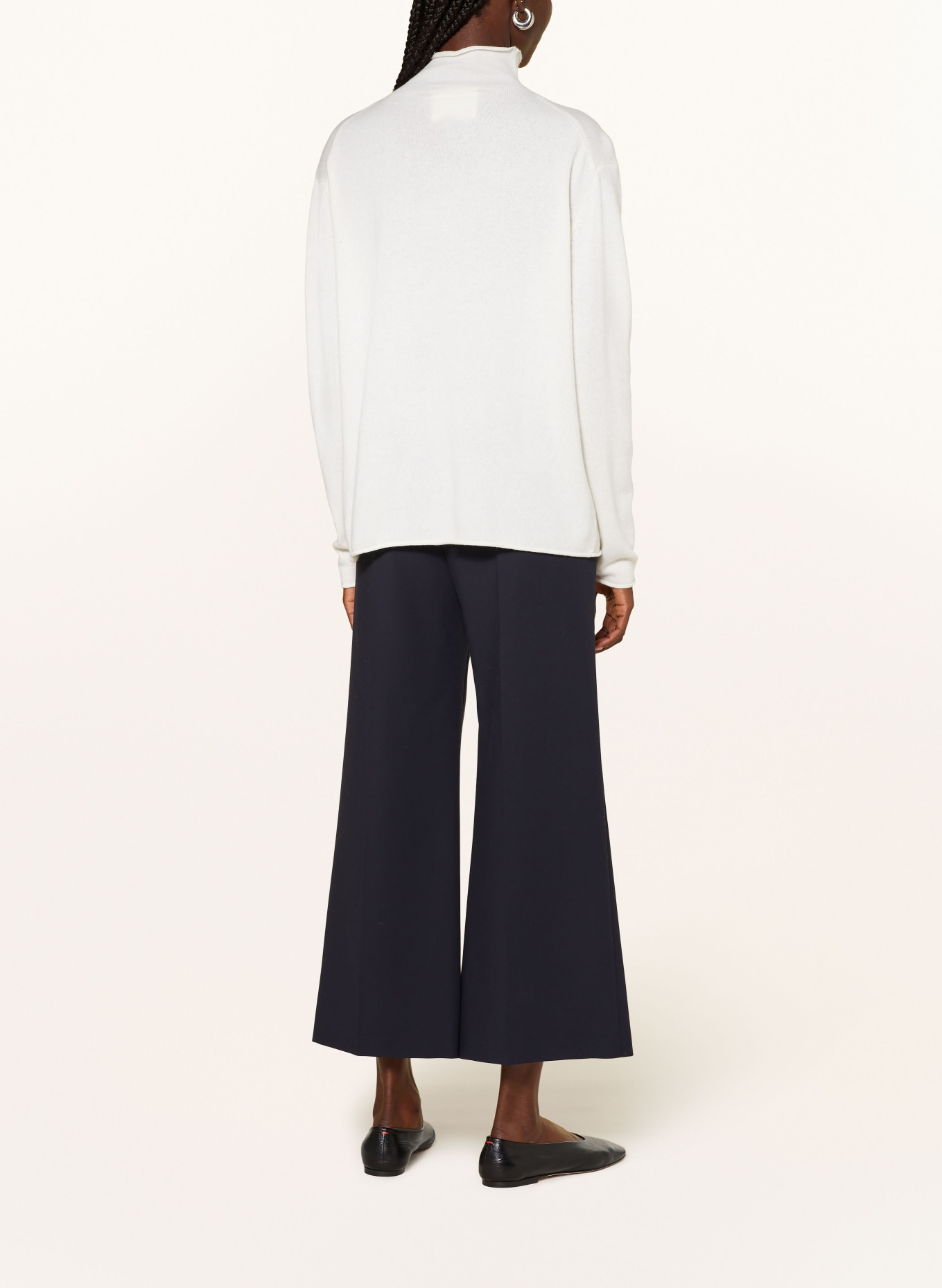 LISA YANG Cashmere sweater CLIO, Color: CREAM (Image 3)