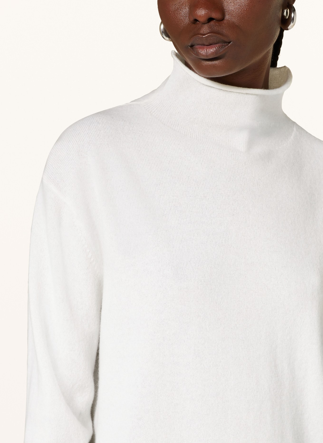 LISA YANG Cashmere sweater CLIO, Color: CREAM (Image 4)
