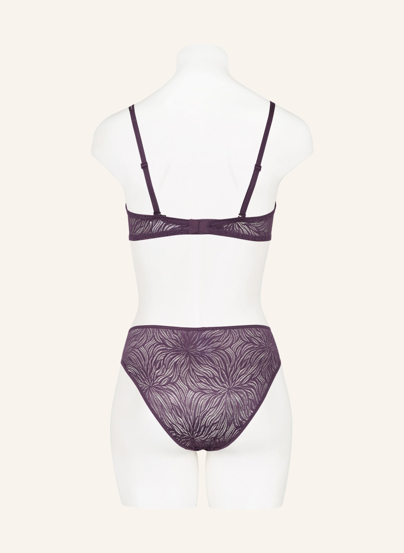 Calvin Klein Kalhotky SHEER MARQUISETTE: TMAVĚ FIALOVÁ