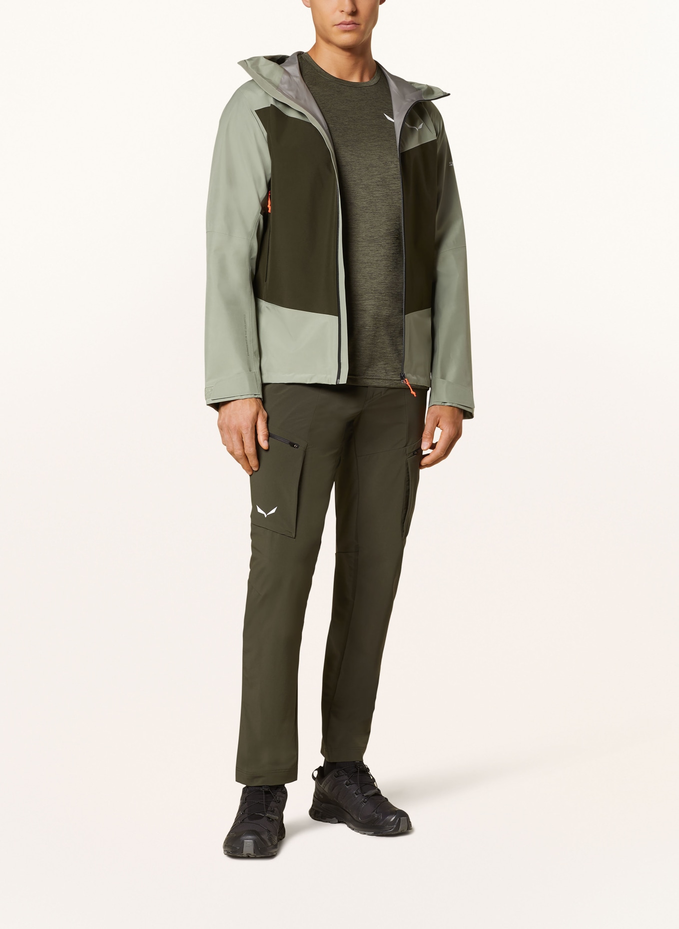 SALEWA Outdoor jacket PUEZ GORE-TEX PACLITE®, Color: KHAKI/ OLIVE (Image 2)