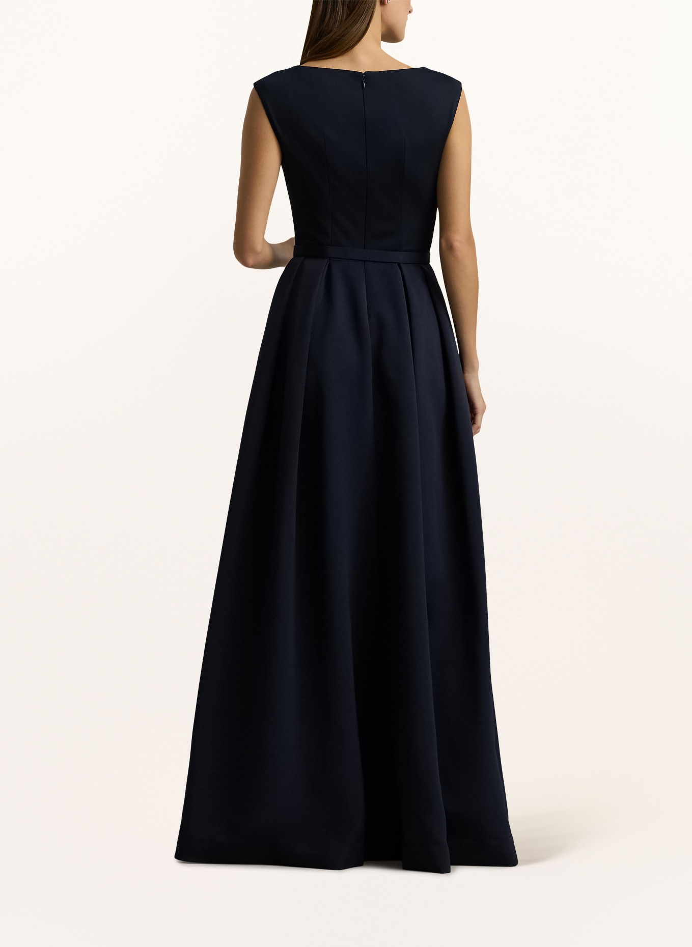 LAUREN RALPH LAUREN Abendkleid NOELLA im Materialmix , Farbe: DUNKELBLAU (Bild 3)