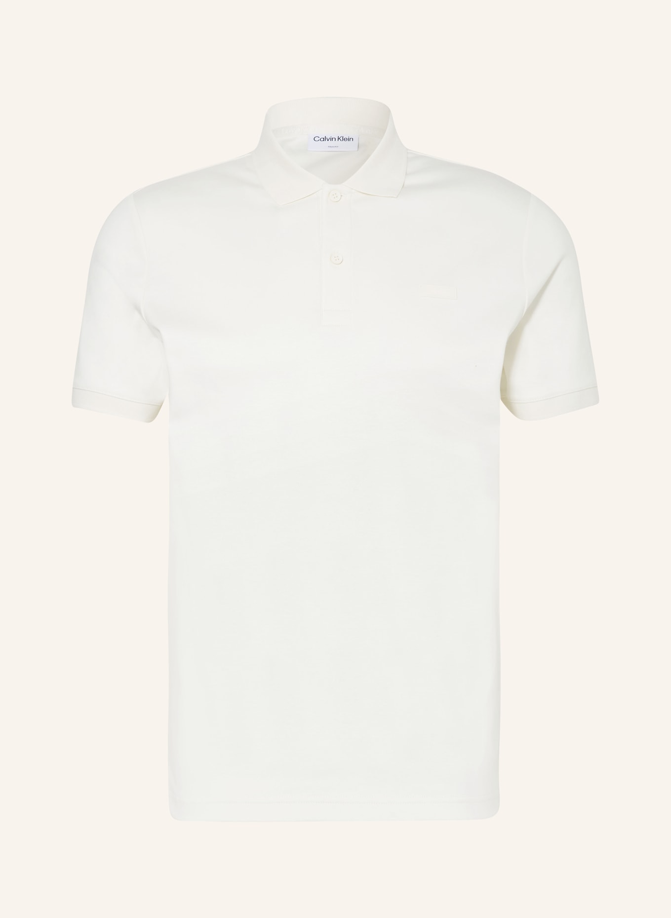 Calvin Klein Jersey-Poloshirt Slim Fit, Farbe: ECRU (Bild 1)