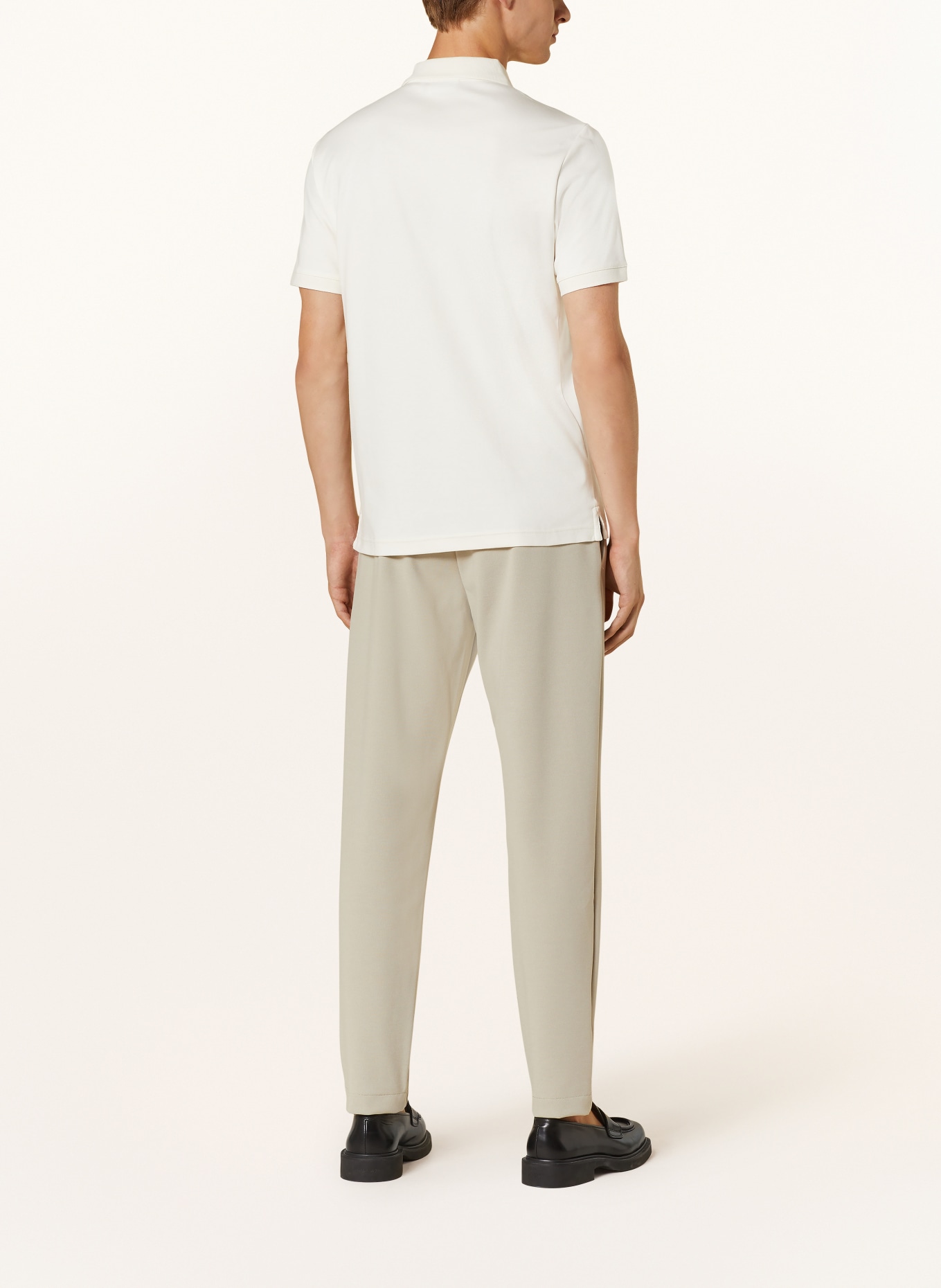 Calvin Klein Jersey polo shirt slim fit, Color: ECRU (Image 3)
