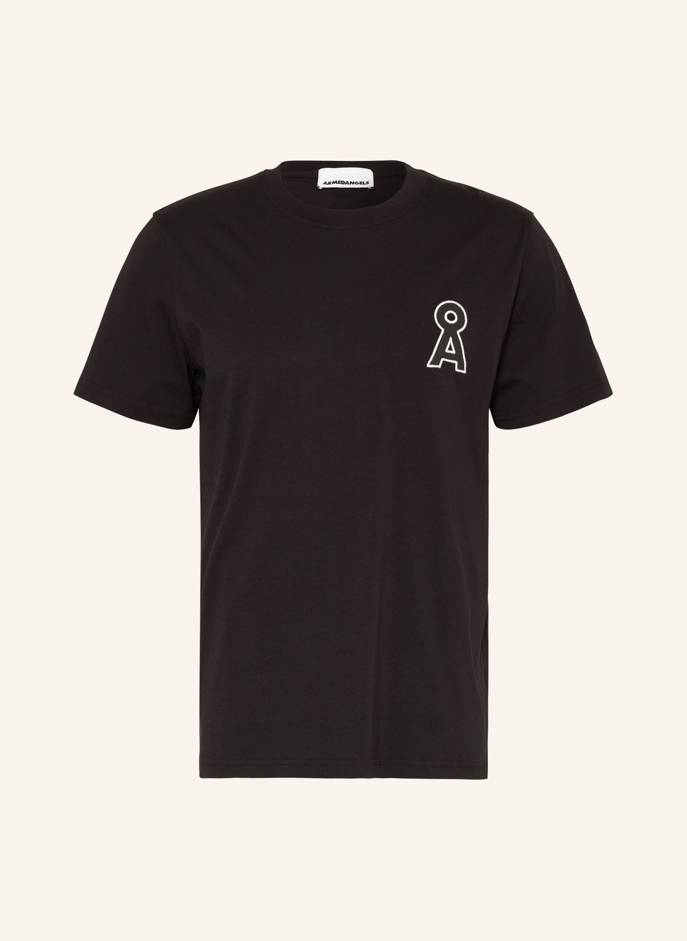 ARMEDANGELS T-shirt AADONI, Color: BLACK (Image 1)