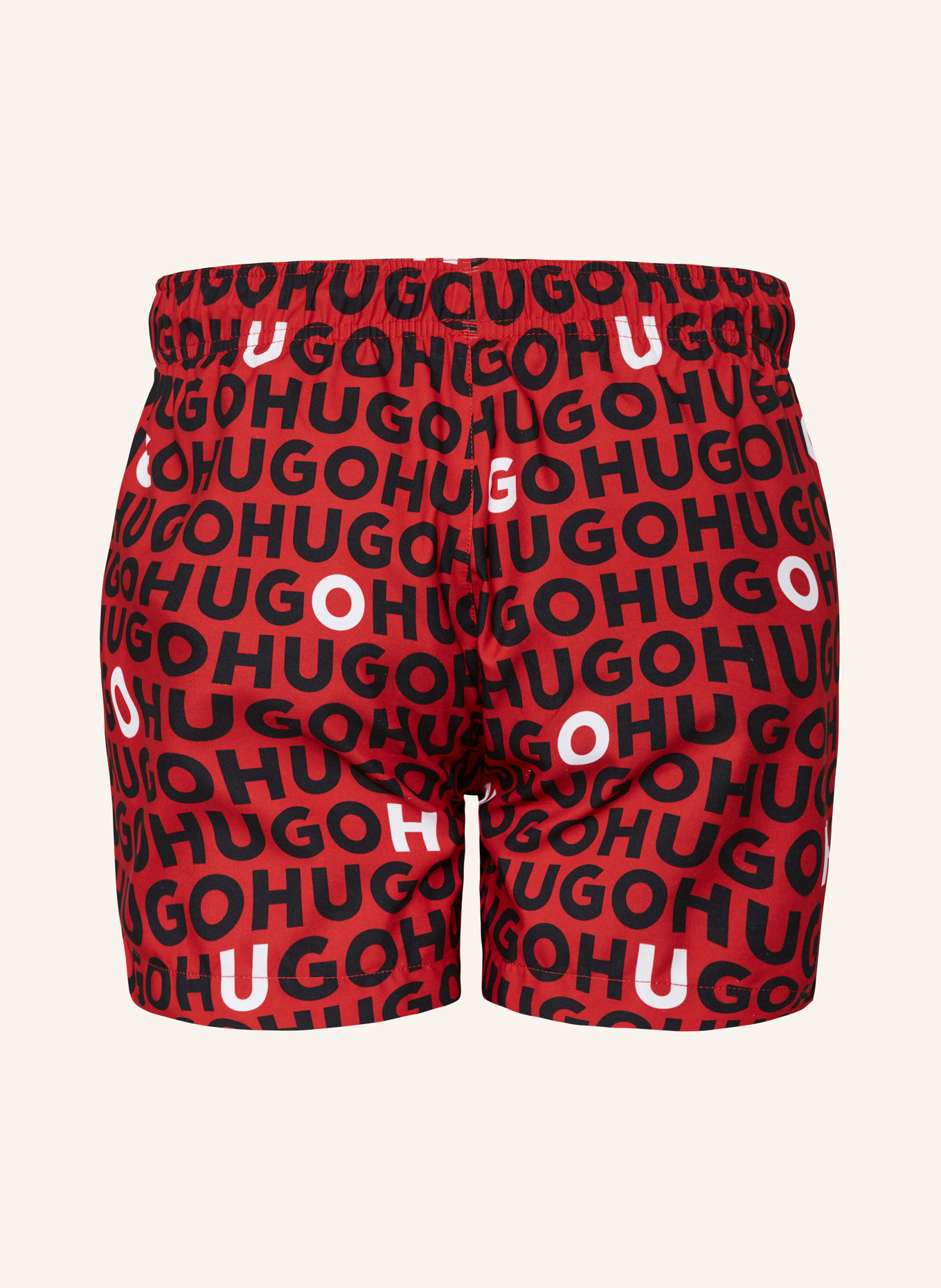 HUGO Swim shorts TORTUGA, Color: RED/ BLACK/ WHITE (Image 2)