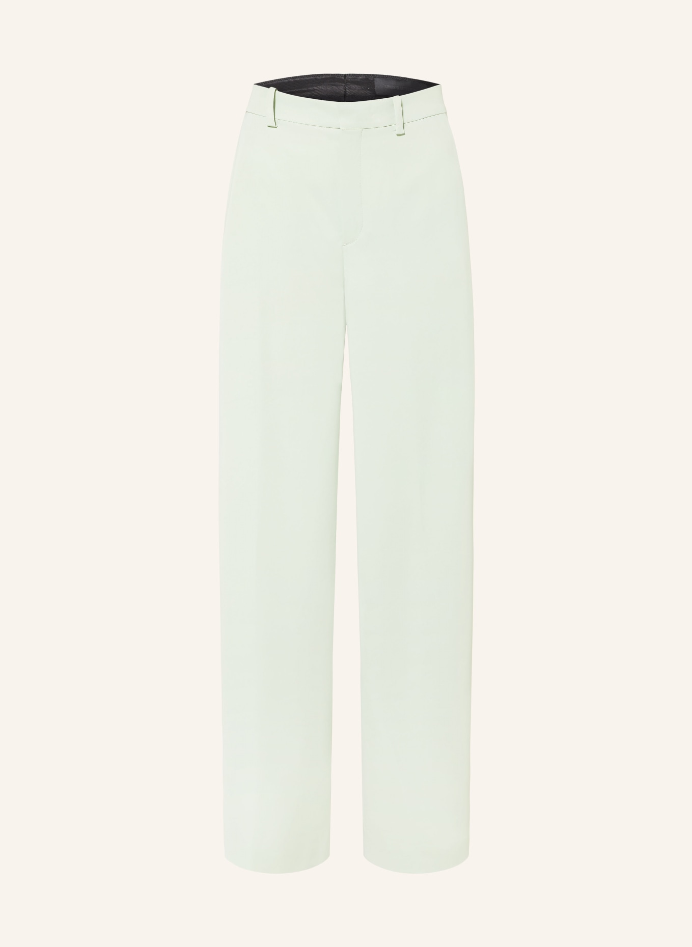 DRYKORN Wide leg trousers DESK, Color: MINT (Image 1)