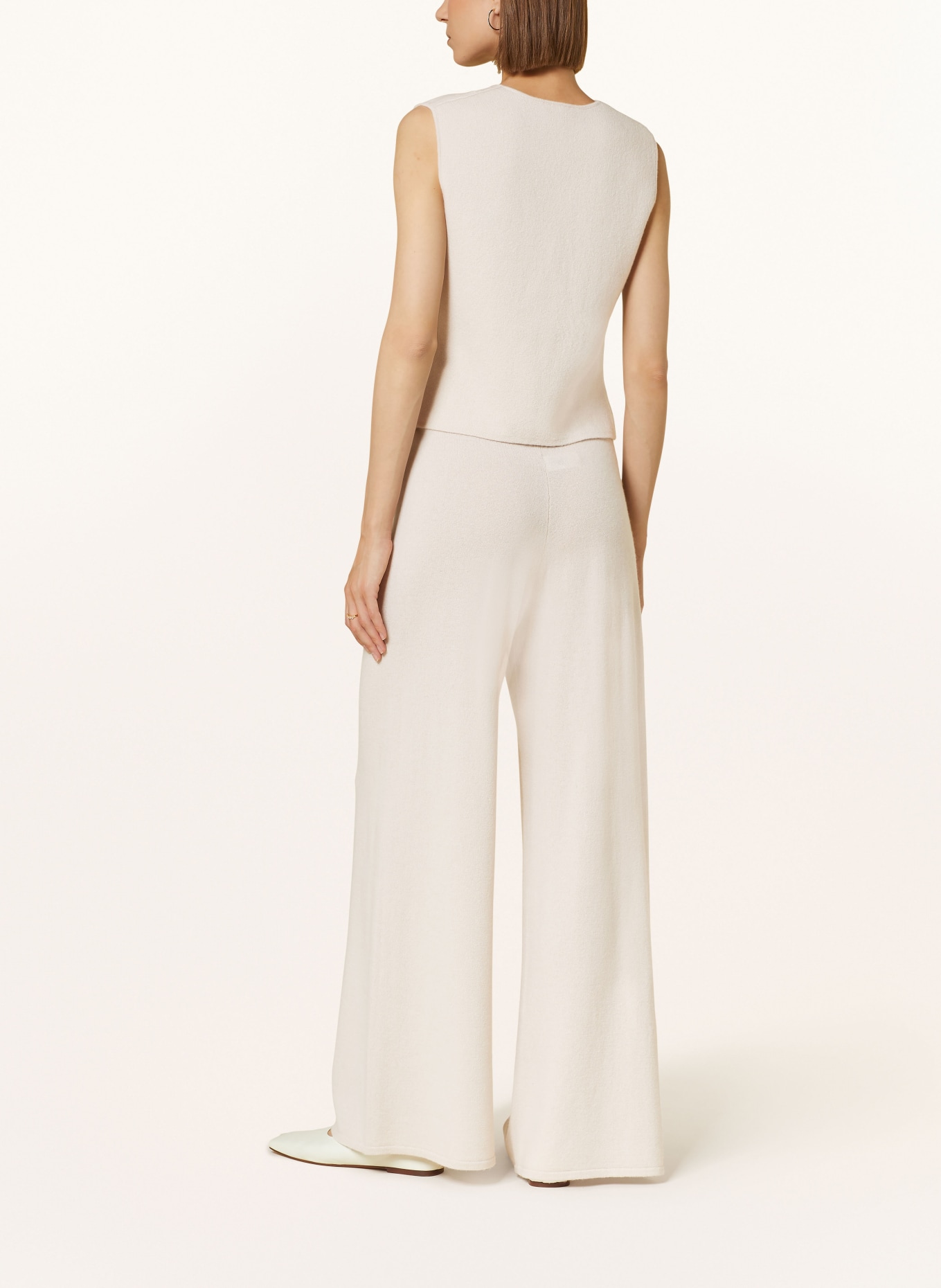 lilienfels Knit trousers with cashmere, Color: CREAM (Image 3)
