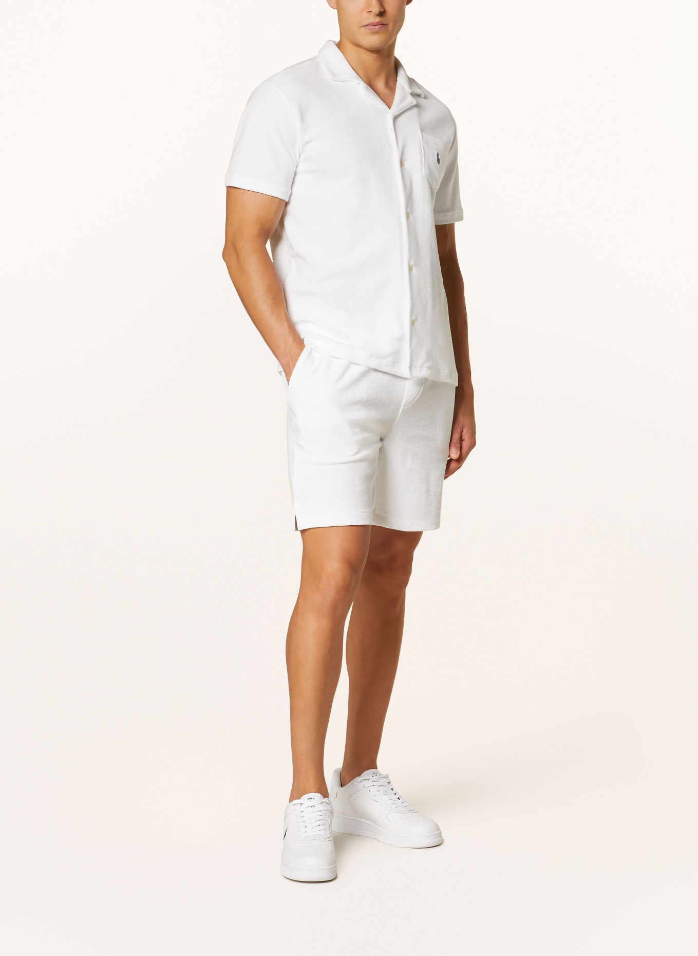POLO RALPH LAUREN Terry cloth shorts, Color: WHITE (Image 2)