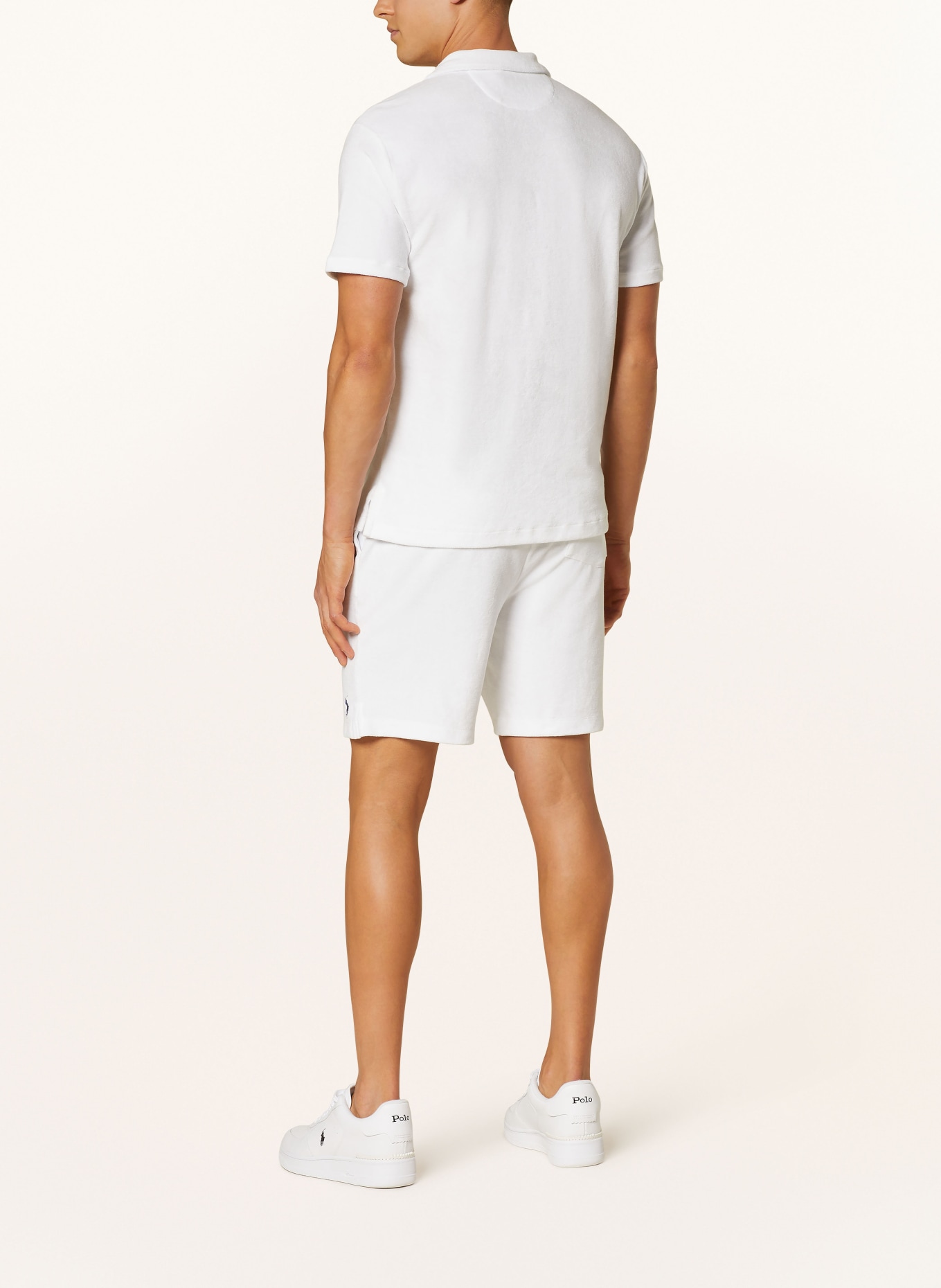 POLO RALPH LAUREN Terry cloth shorts, Color: WHITE (Image 3)