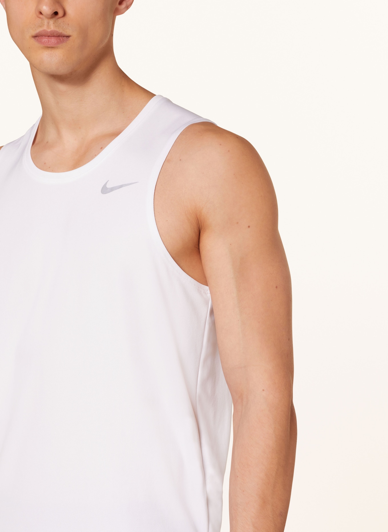 Nike Running top MILER, Color: WHITE (Image 4)