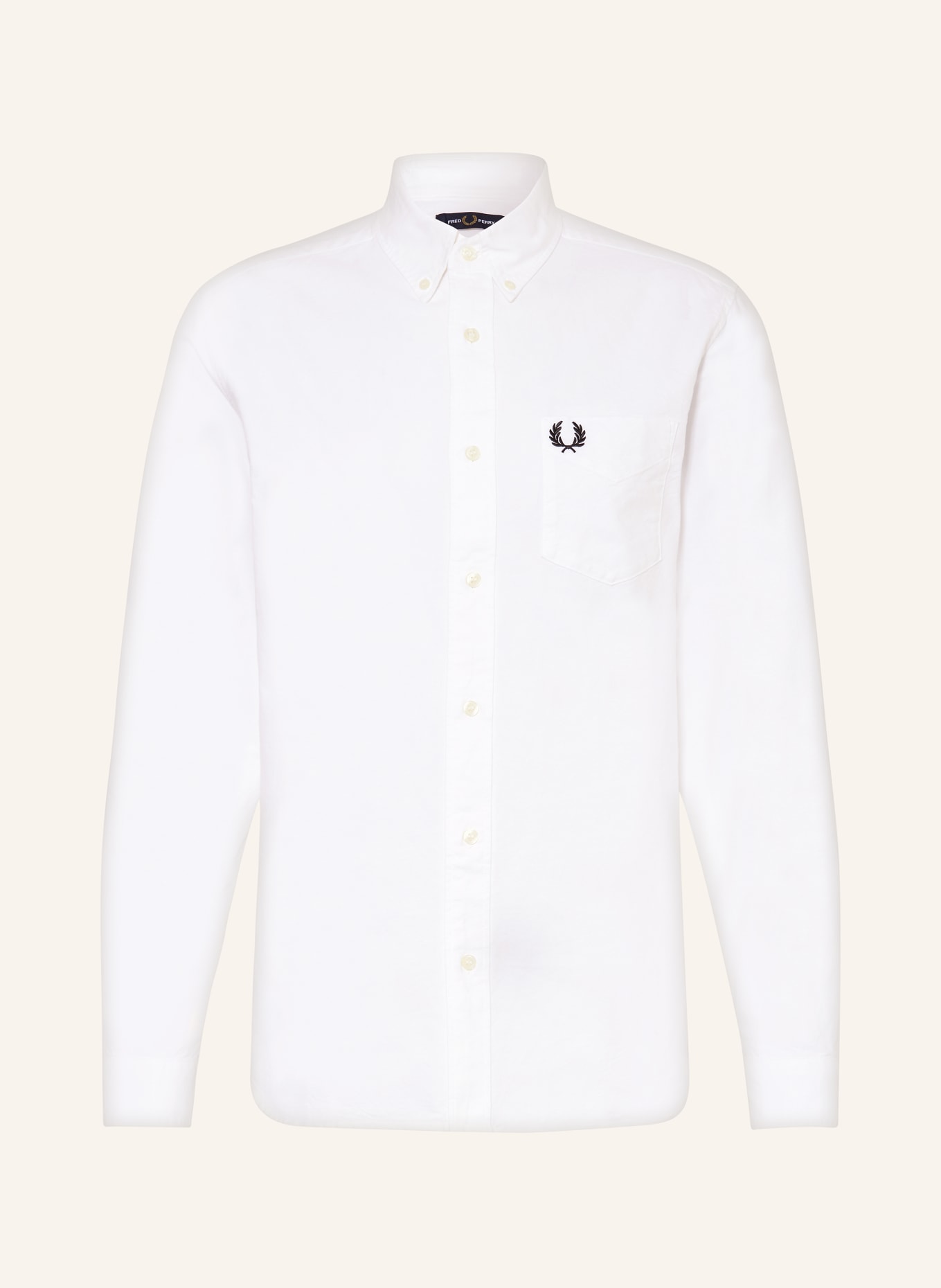 FRED PERRY Hemd Regular Fit, Farbe: WEISS (Bild 1)