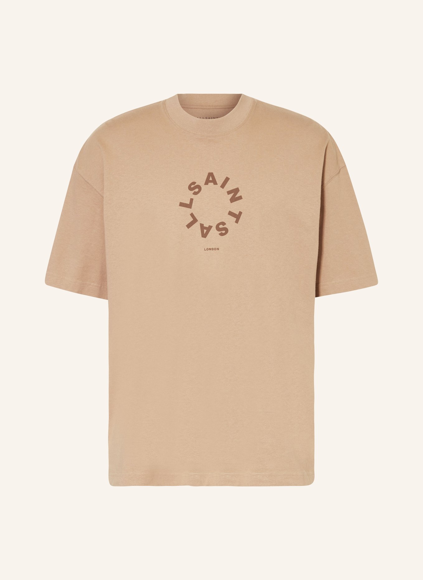 ALLSAINTS T-shirt TIERRA, Color: LIGHT BROWN (Image 1)