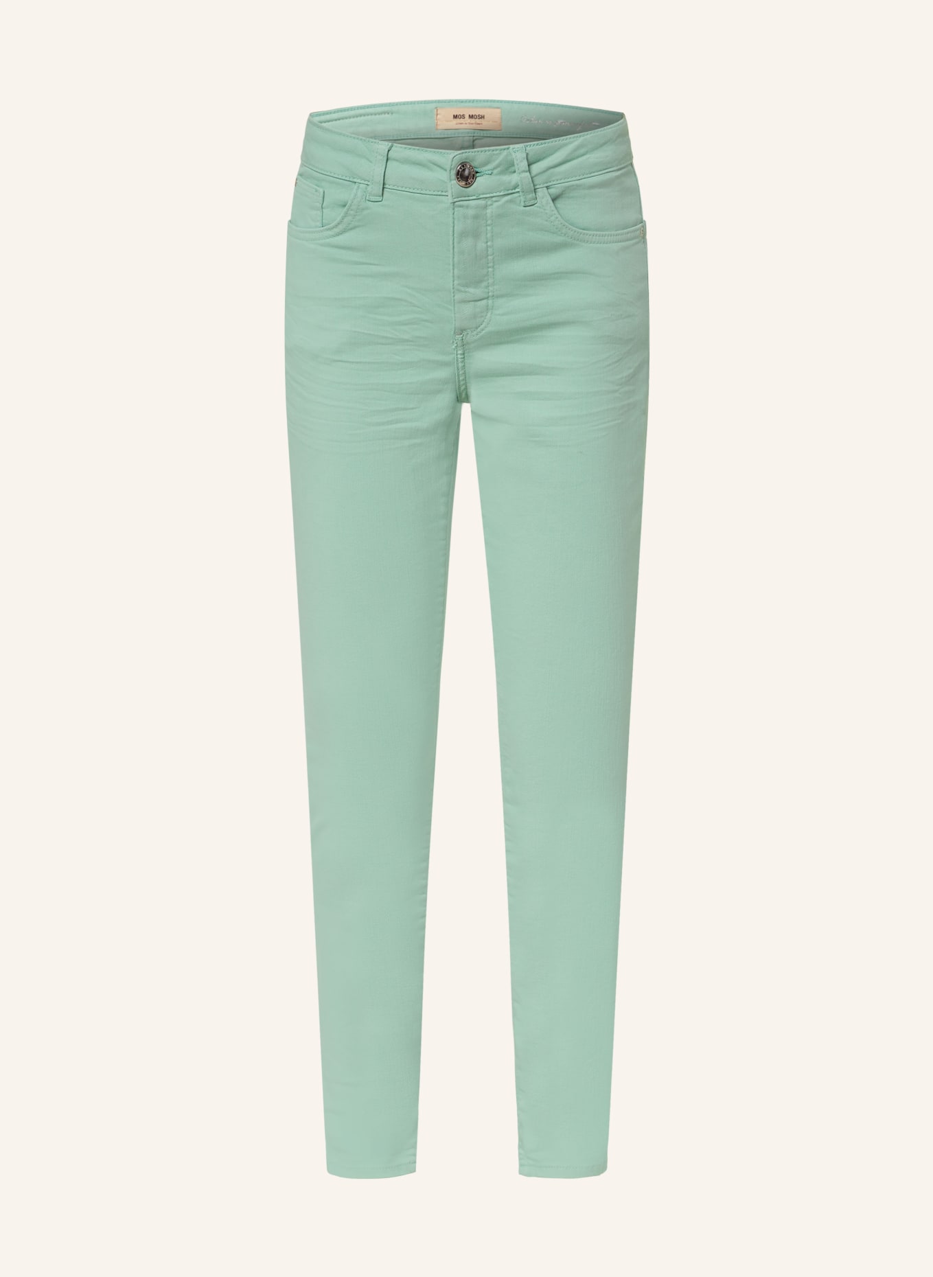 MOS MOSH Skinny Jeans MMVICE, Farbe: HELLGRÜN (Bild 1)