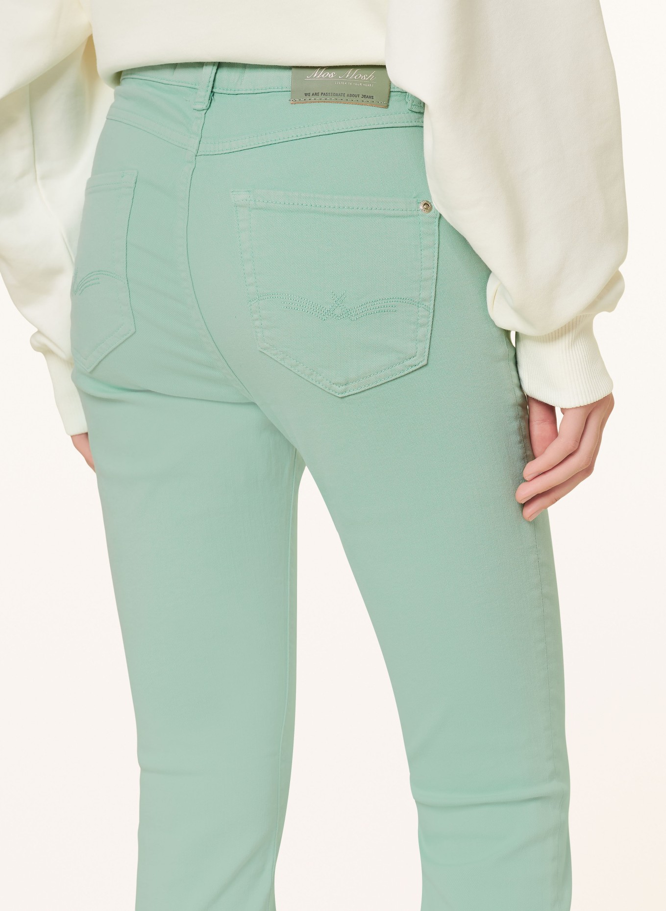 MOS MOSH Skinny Jeans MMVICE, Farbe: HELLGRÜN (Bild 5)