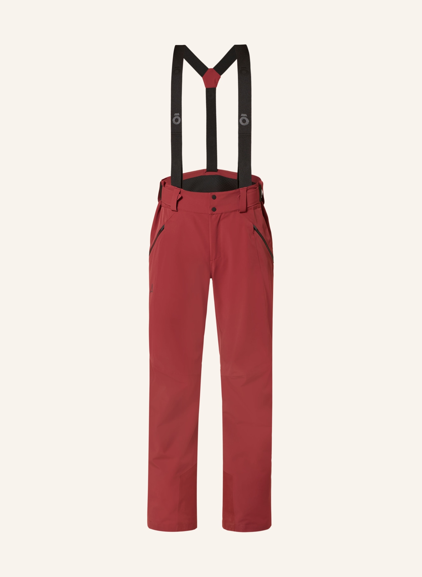 Schoffel Hardshell ski pants PONTRESINA in dark red