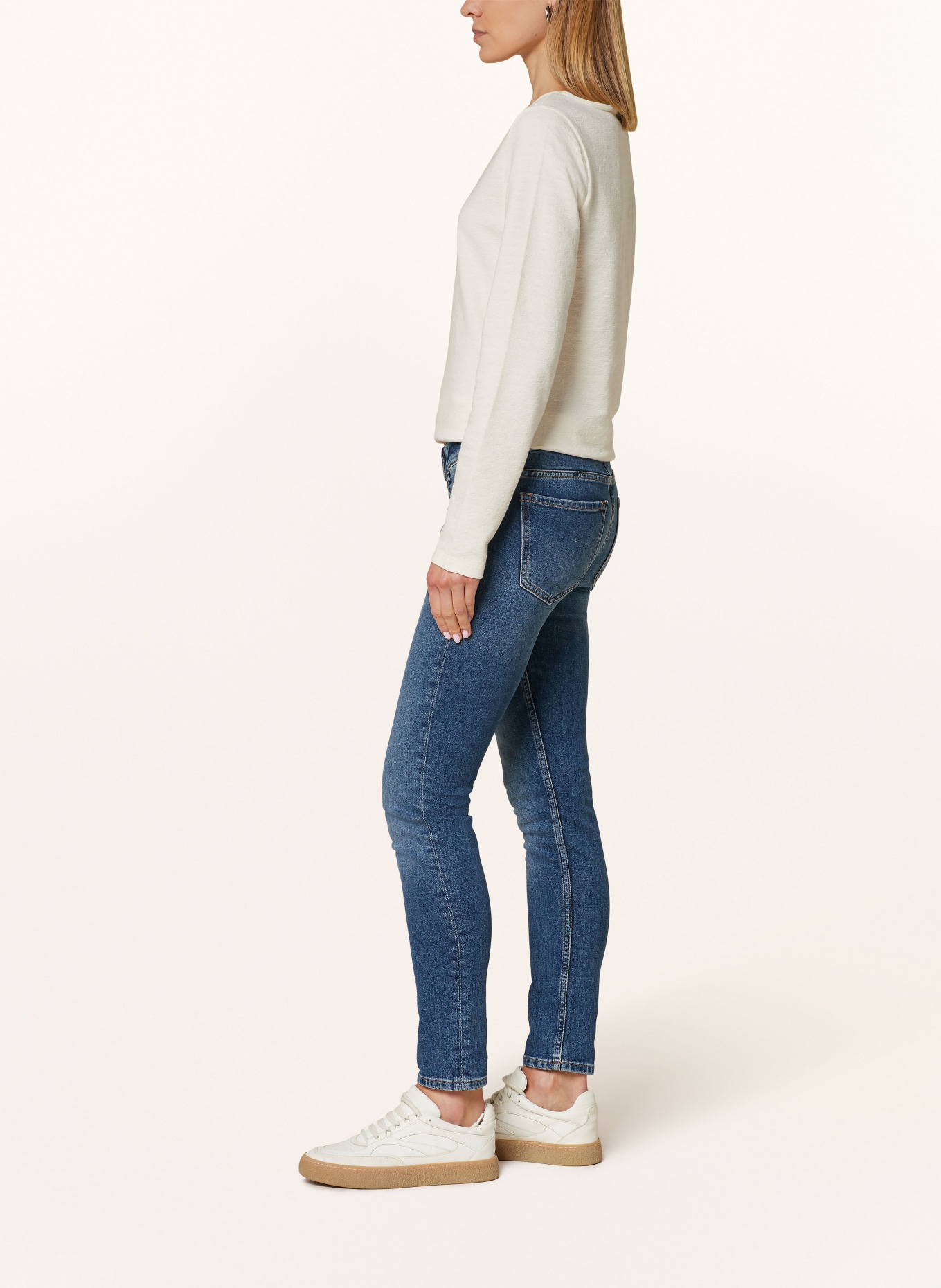 Marc O'Polo Skinny Jeans, Farbe: 004 sustainable dark blue salt and (Bild 4)