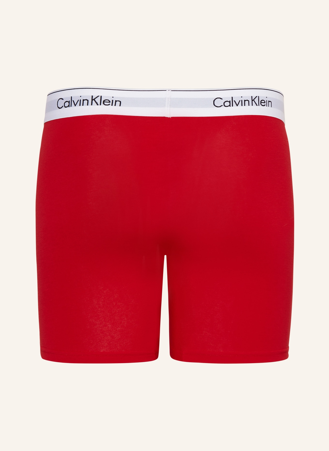 Calvin Klein 3er-Pack Boxershorts MODERN COTTON, Farbe: PETROL/ HELLGRAU/ ROT (Bild 2)