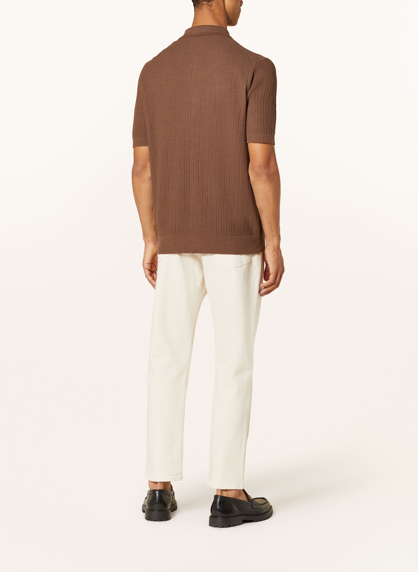 NN.07 Knit shirt NOLAN Regular fit, Color: BROWN (Image 3)