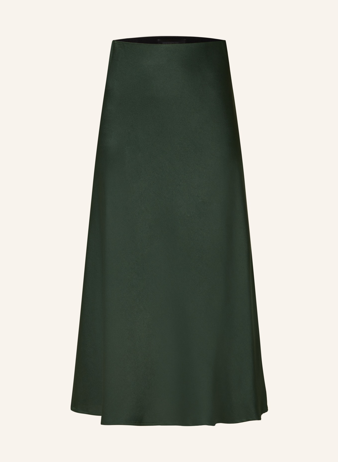 DRYKORN Satin skirt URA, Color: DARK GREEN (Image 1)